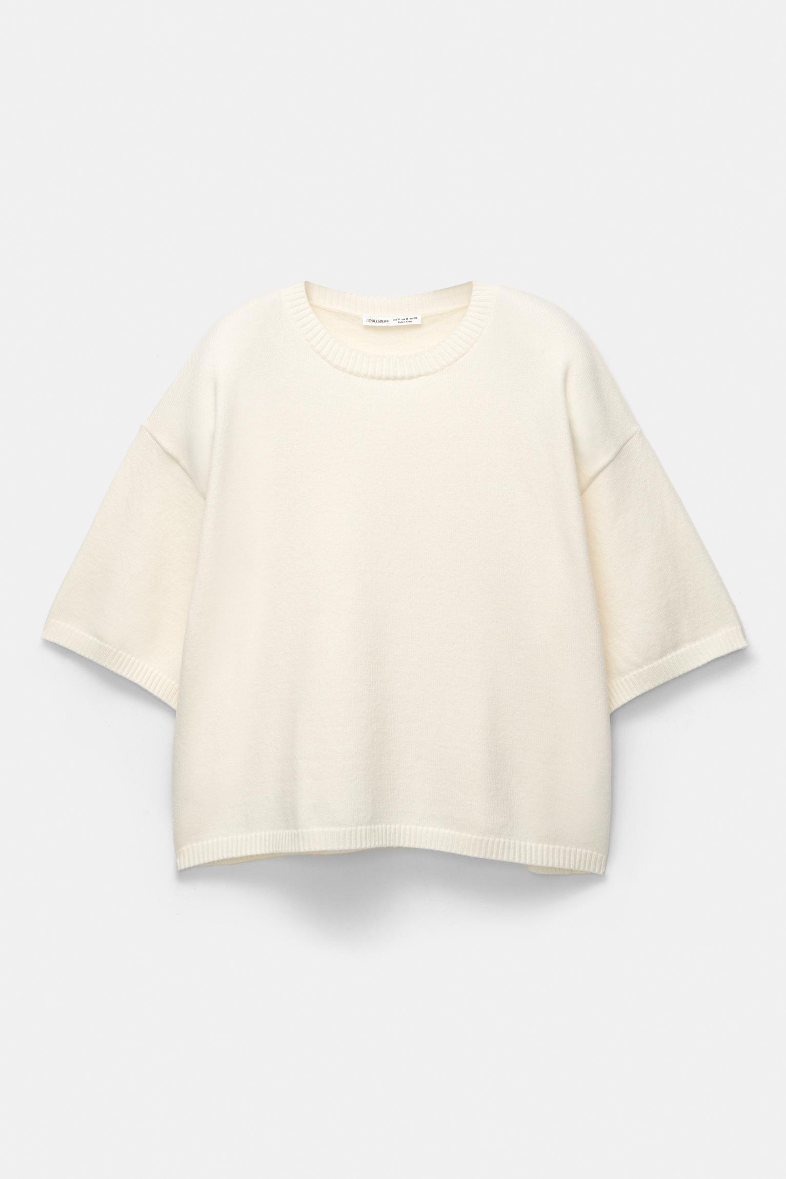 Oversize short sleeve sweater Product Image