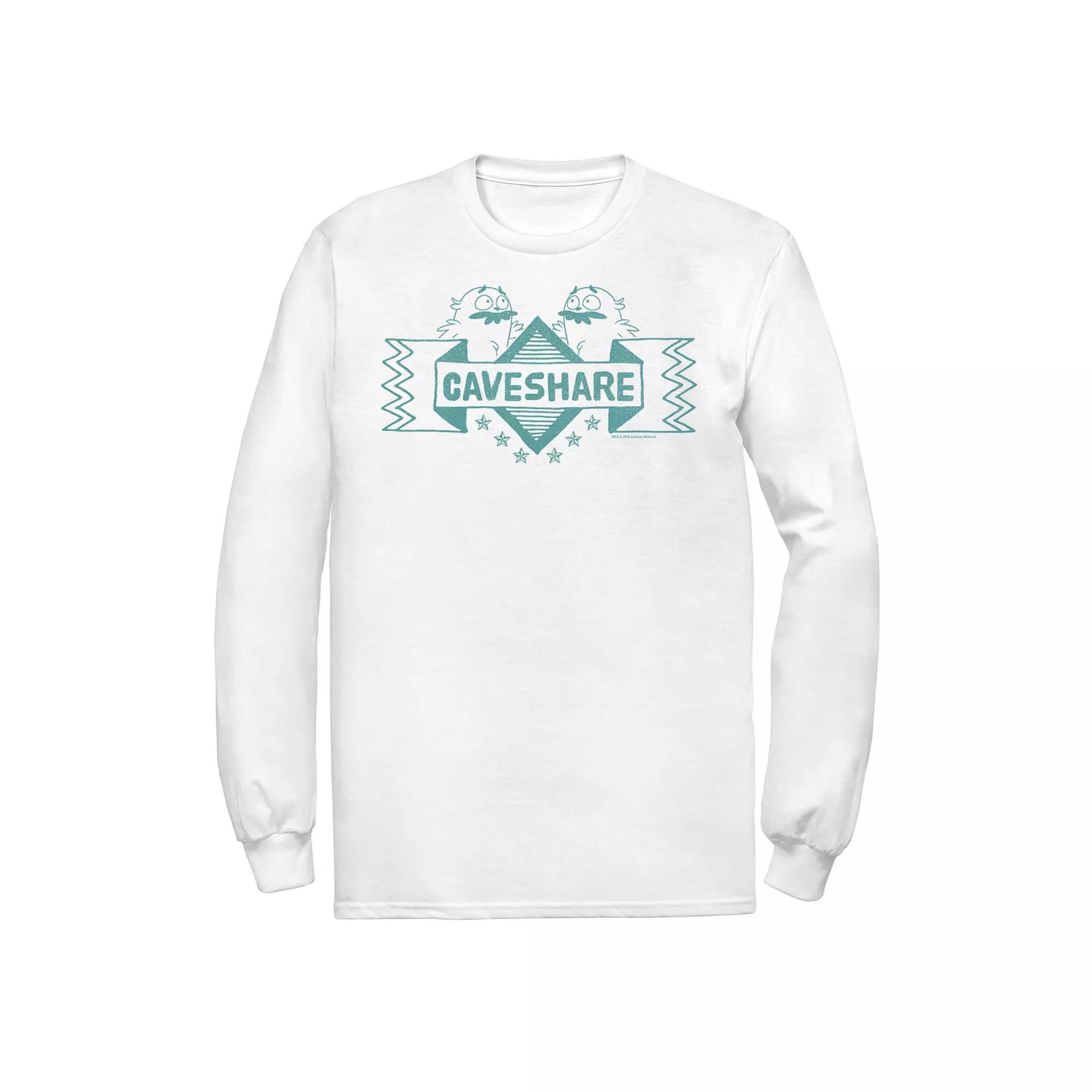 Men's We Bare Bears Caveshare Outline Banner Tee,  Product Image