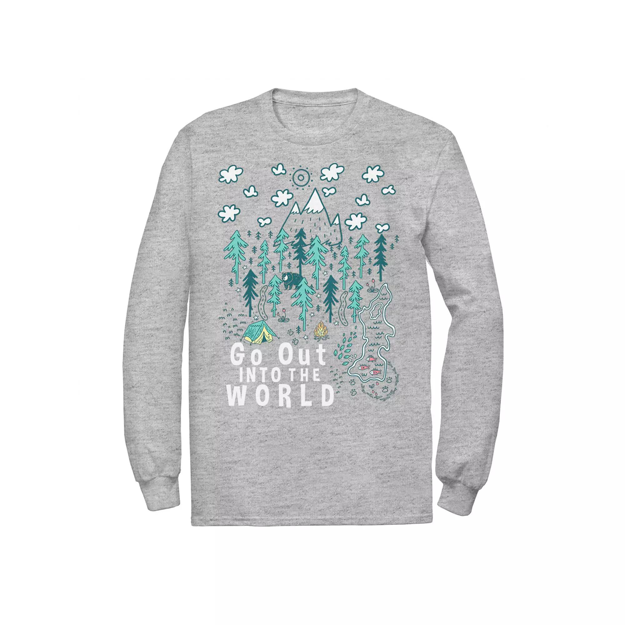 Men's Camping Go Out Into The World Tee,  Product Image