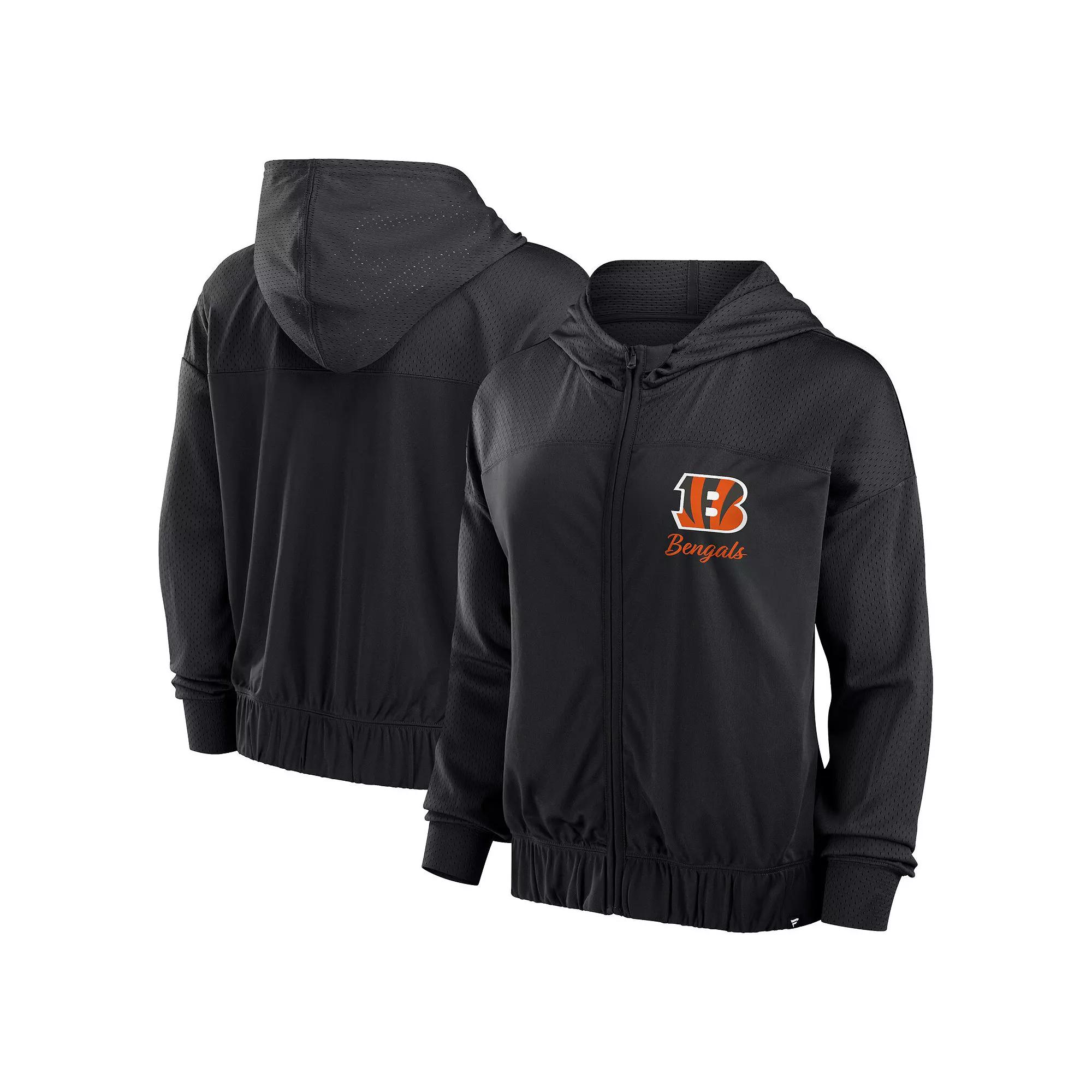 Women's Fanatics Brown Cleveland Browns Script Lock Full-Zip Hoodie,  Product Image