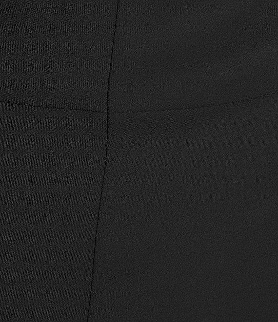 Alex Marie Petite Size Aliza One Shoulder Wide Leg Crepe Jumpsuit Product Image