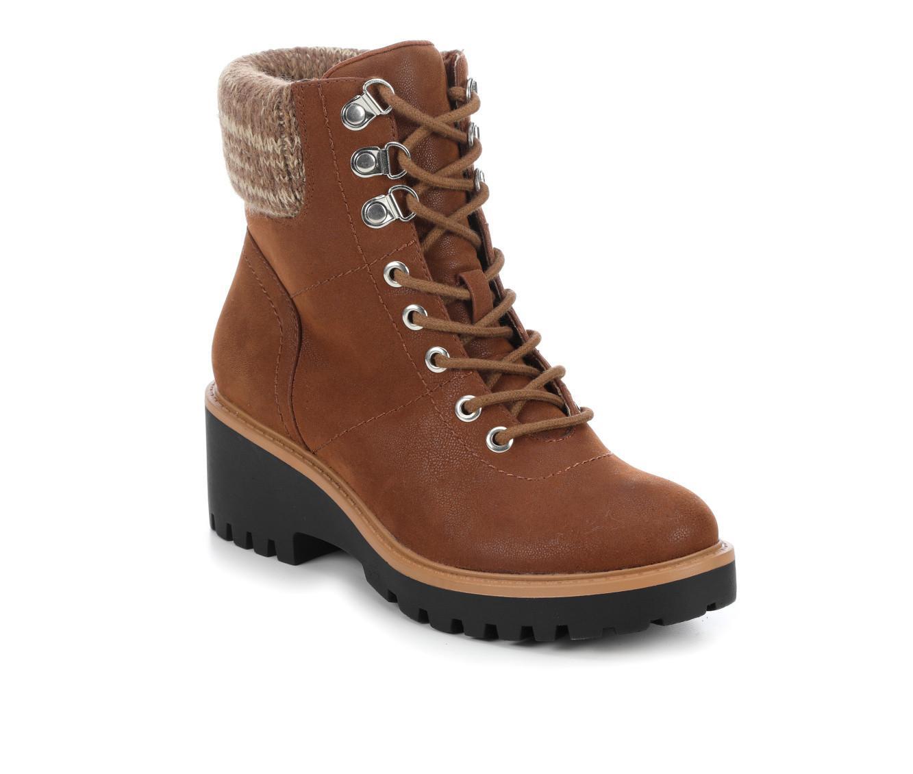 Women's MIA Georgiy Combat Block-Heeled Boots Product Image
