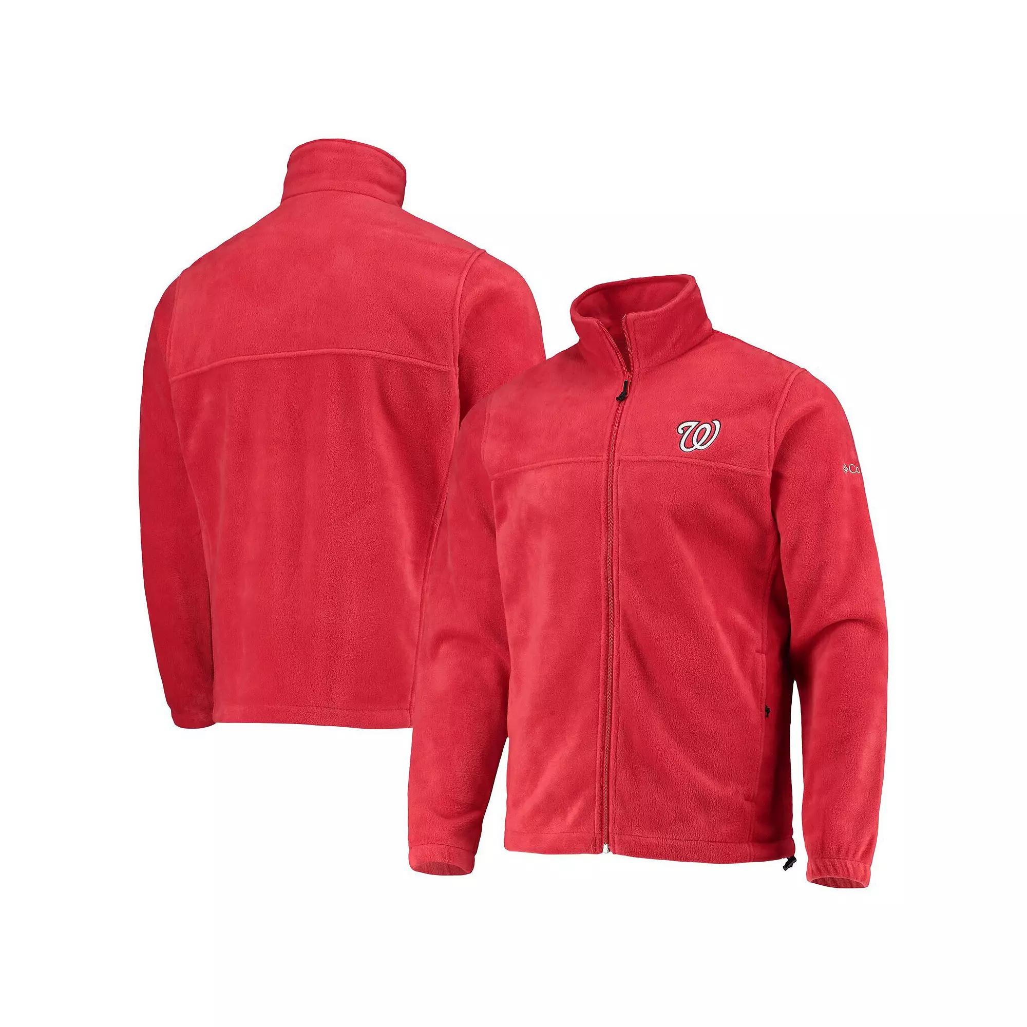 Men's Columbia Red Washington Nationals Full-Zip Flanker Jacket,  Product Image