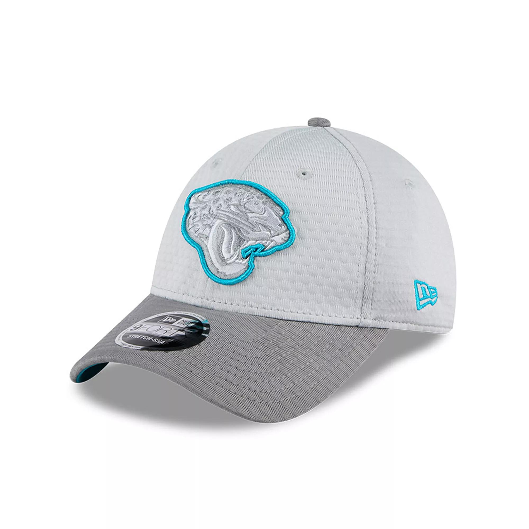 Men's New Era Gray Jacksonville Jaguars 2024 NFL Training Camp 9FORTY Adjustable Hat, Grey Product Image