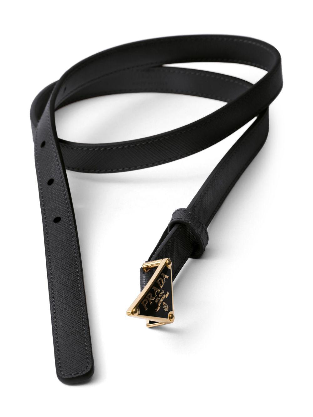 Saffiano-leather belt Product Image