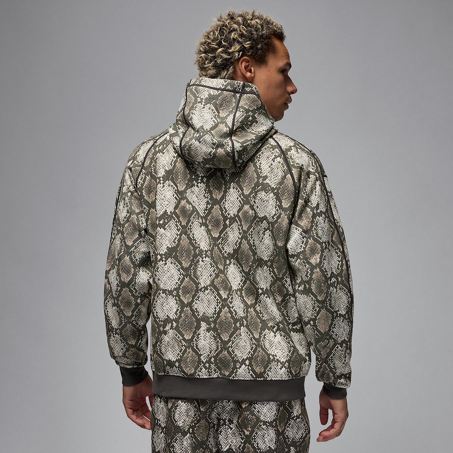 Mens Jordan Sport Hoop Fleece Dri-FIT Printed Pullover Hoodie | HF9894-133 Product Image