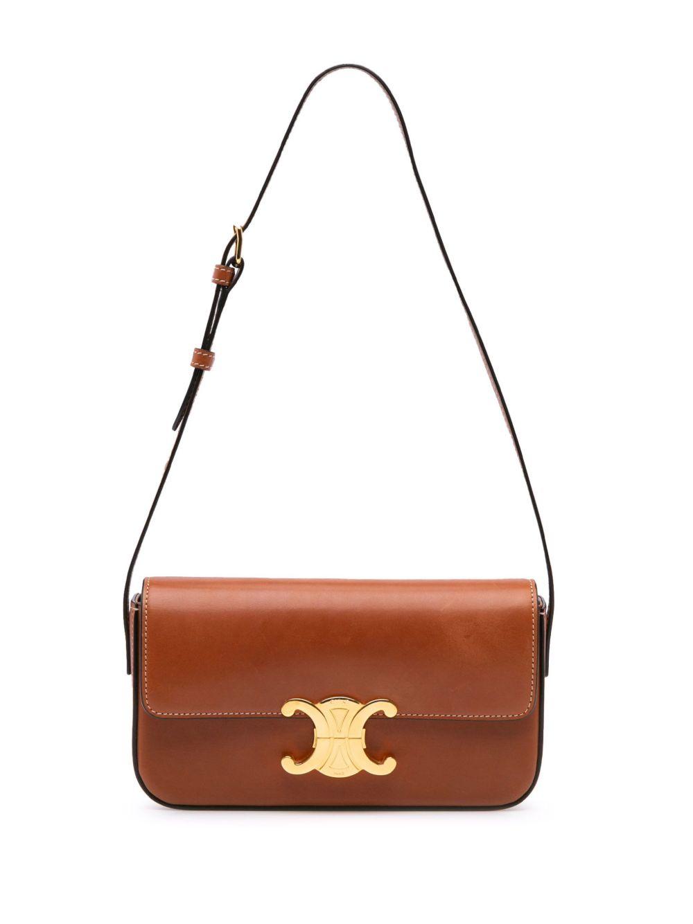 2021 Leather Triomphe Claude shoulder bag Product Image
