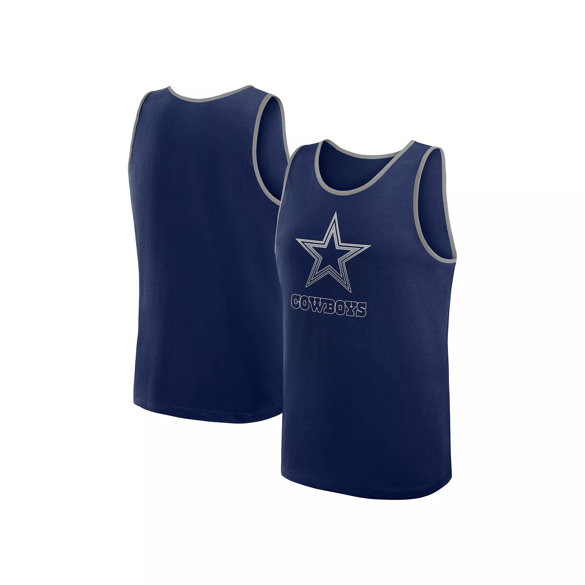 Men's Fanatics Navy Dallas Cowboys Unmatched Success Tank Top,  Product Image