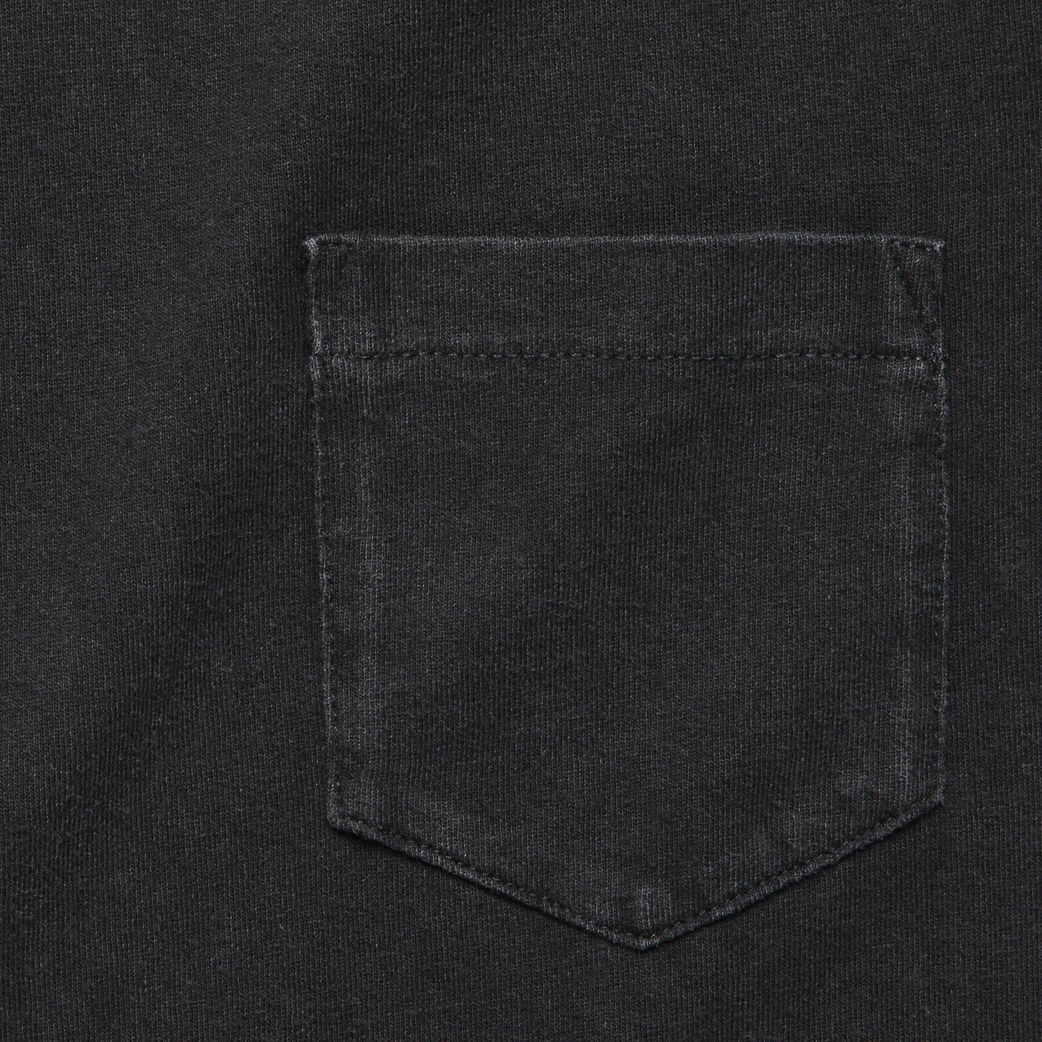 Cotton Jersey Pocket Tee - Black Product Image