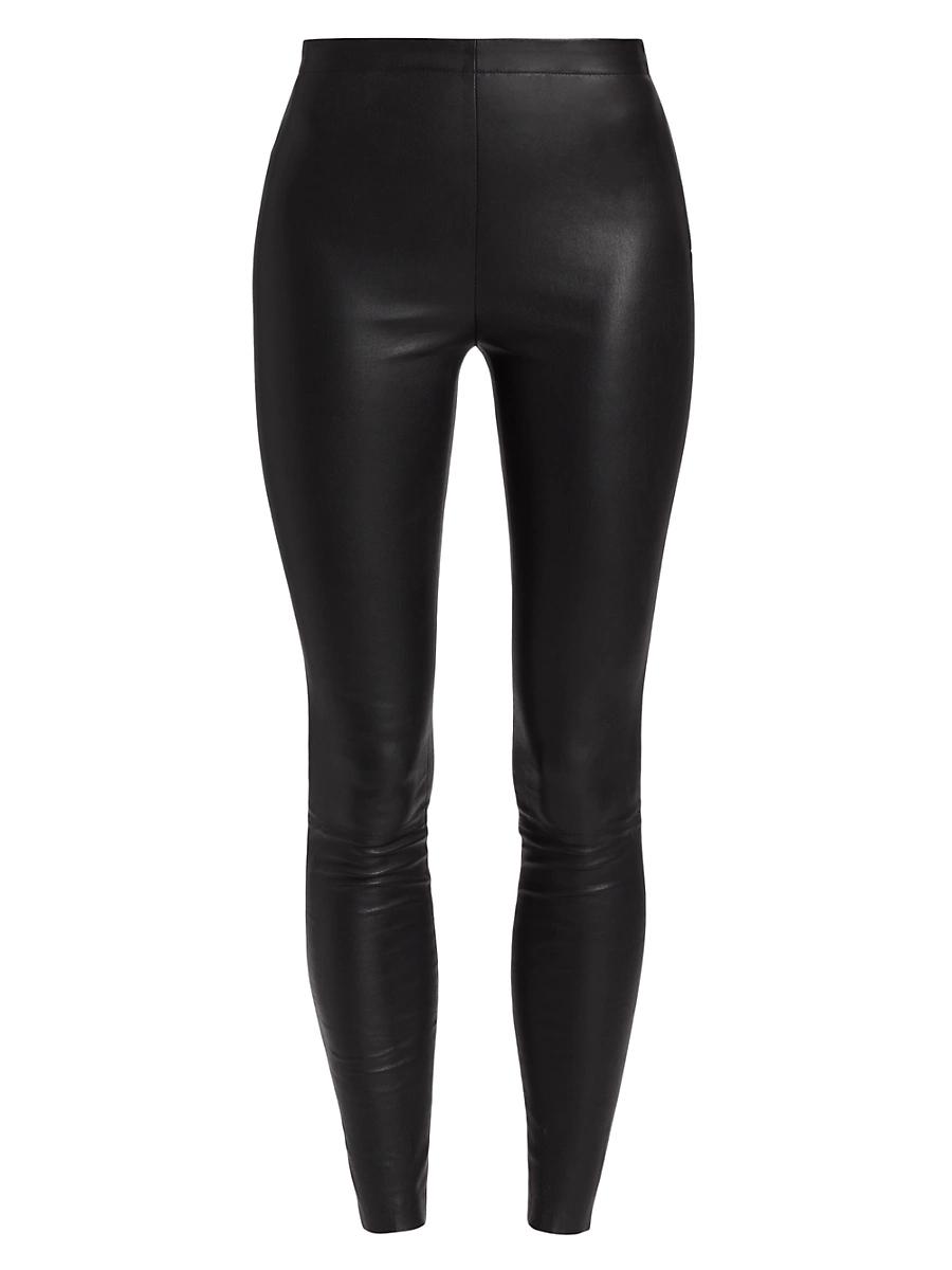 Womens Maddox Leather Leggings Product Image