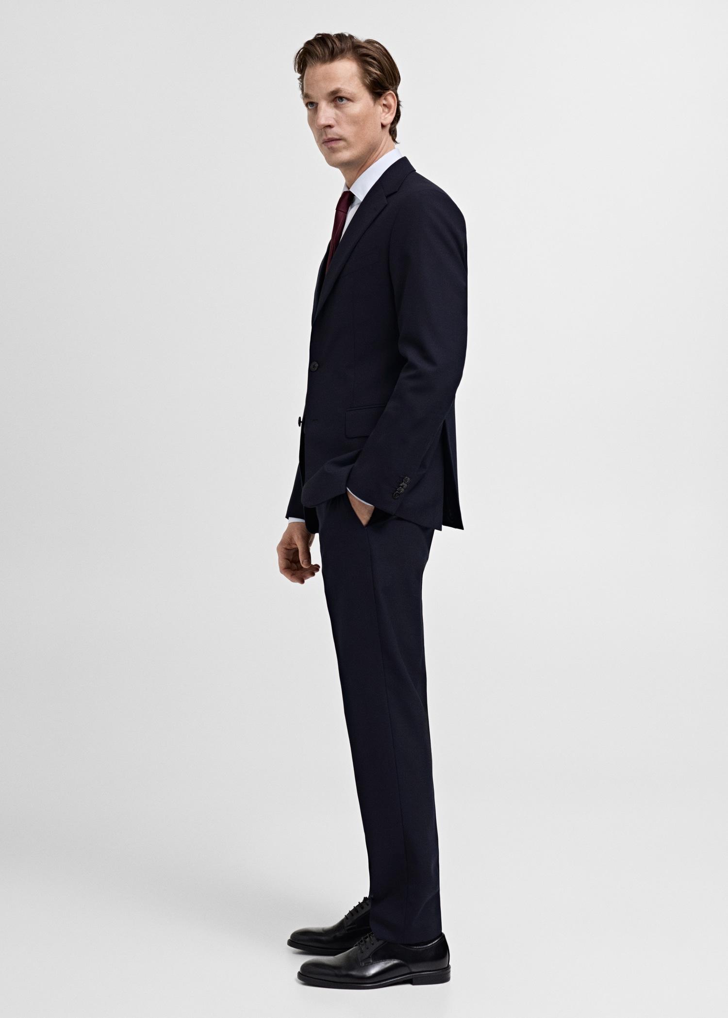 Turin 100% wool suit blazer - Men | MANGO USA Product Image