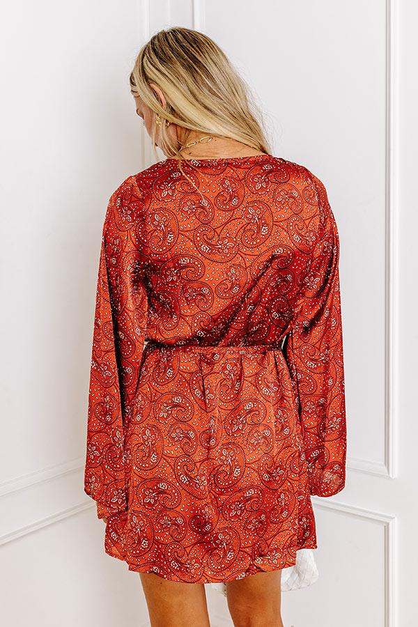 London Landscape Floral Wrap Dress Product Image