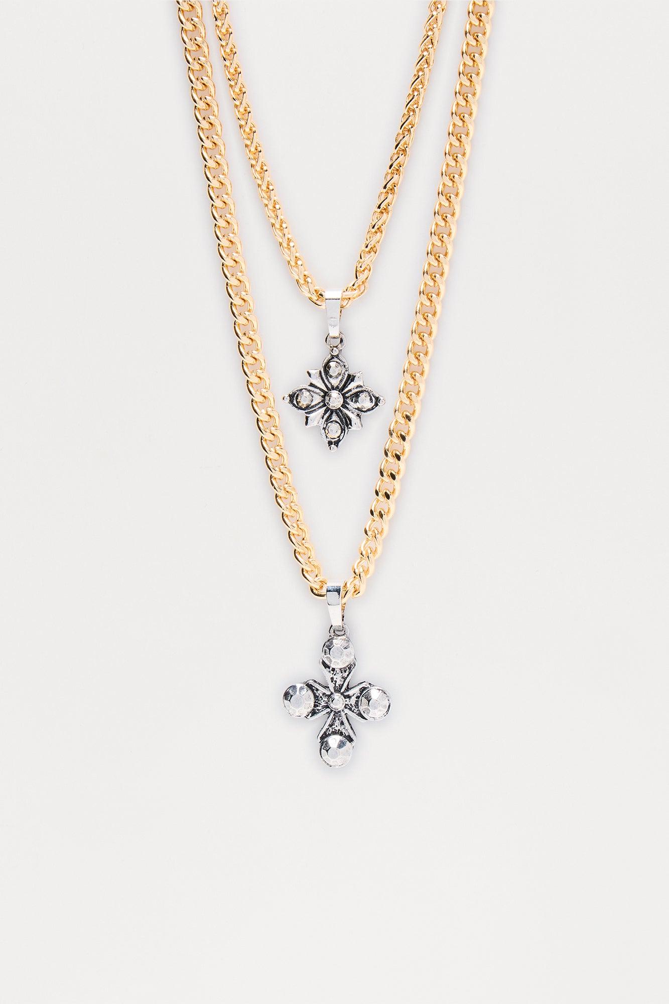 The Chase Necklace Set - Gold Male Product Image