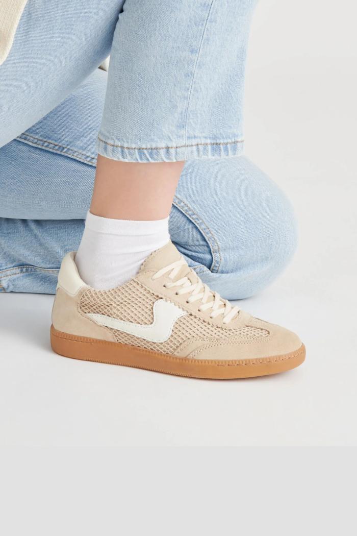 Notice Mesh Sneakers - Sesame Woven Mesh Product Image