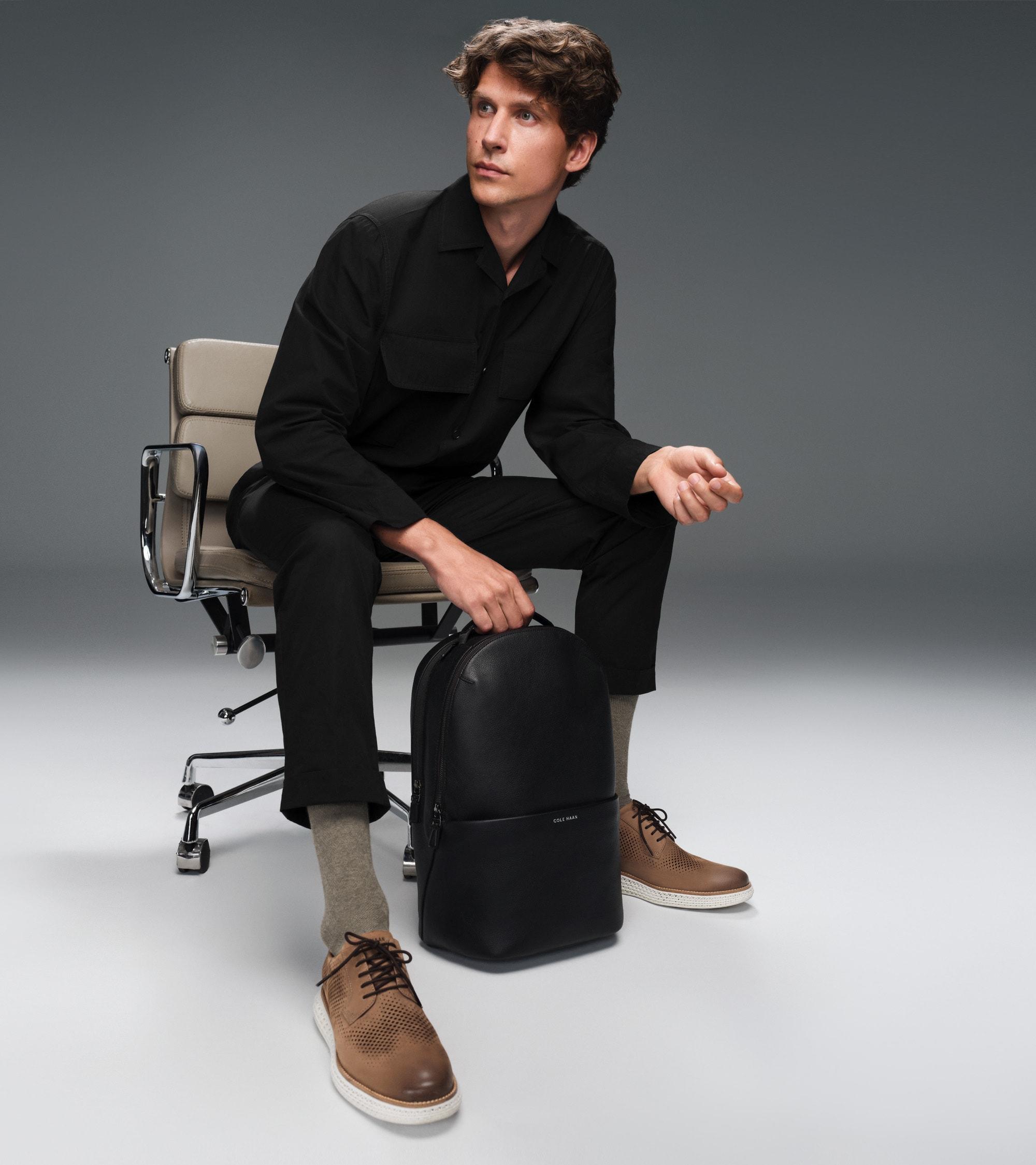 Men's Zip-up Suede Jacket Product Image