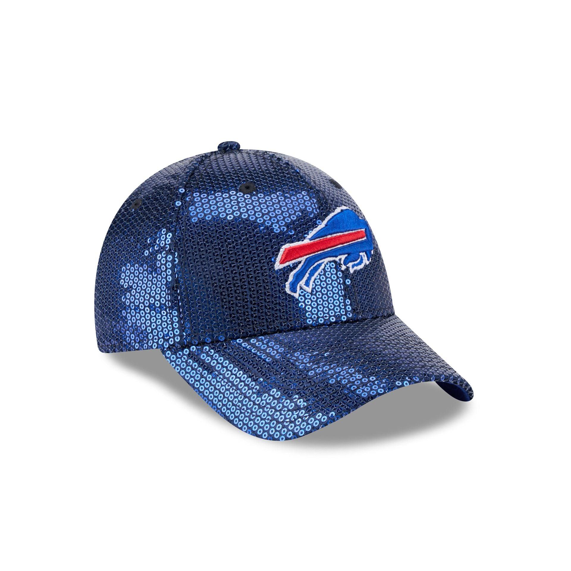 Buffalo Bills Sequin Women's 9FORTY Adjustable Hat Female Product Image