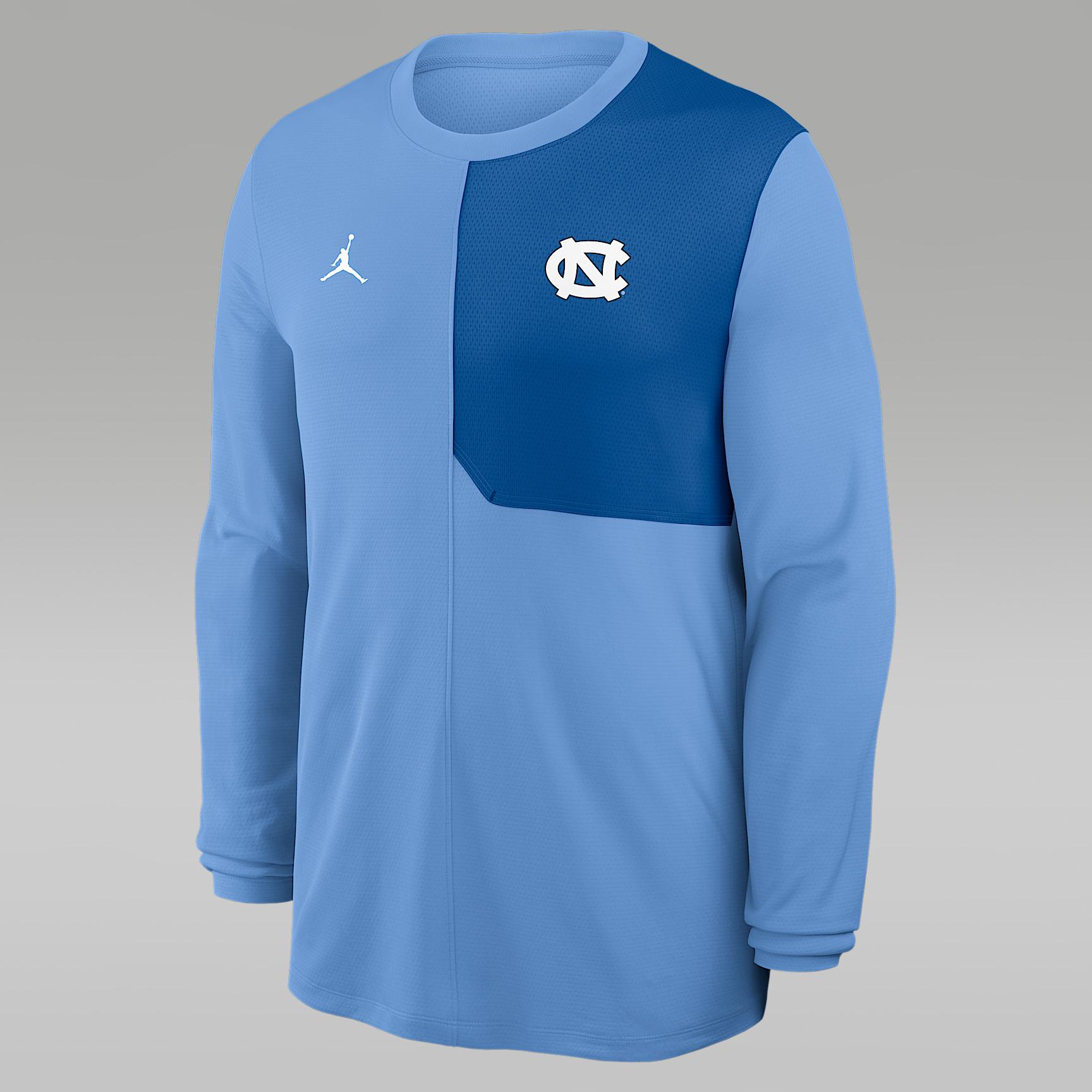 Mens North Carolina Sideline Coach Jordan Brand Dri-FIT College Long-Sleeve Top | 0JB10DWWNCN-2QD Product Image