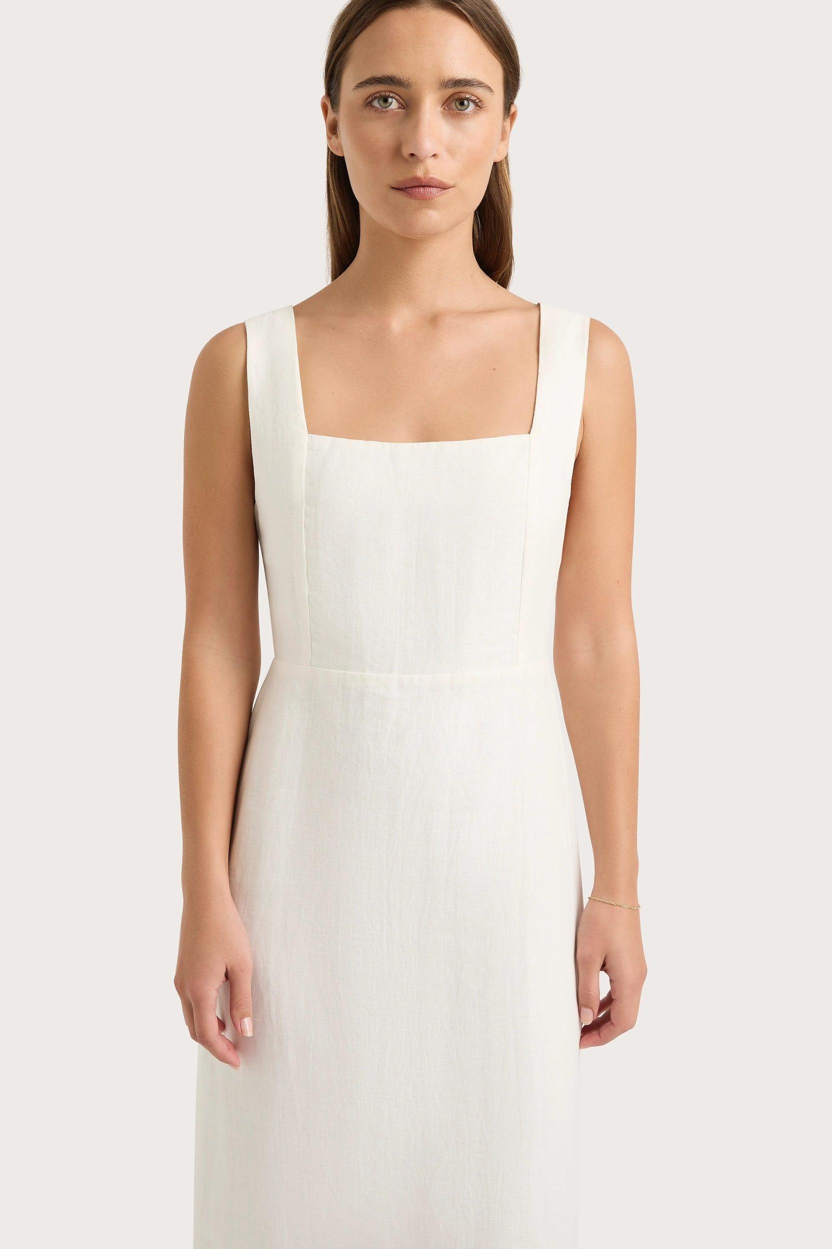 Lais Midi Dress White - Final Sale Product Image