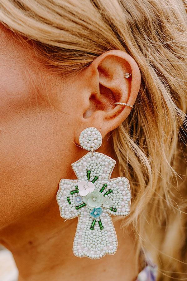 Radiant Blessings Beaded Earrings In Island Paradise Product Image