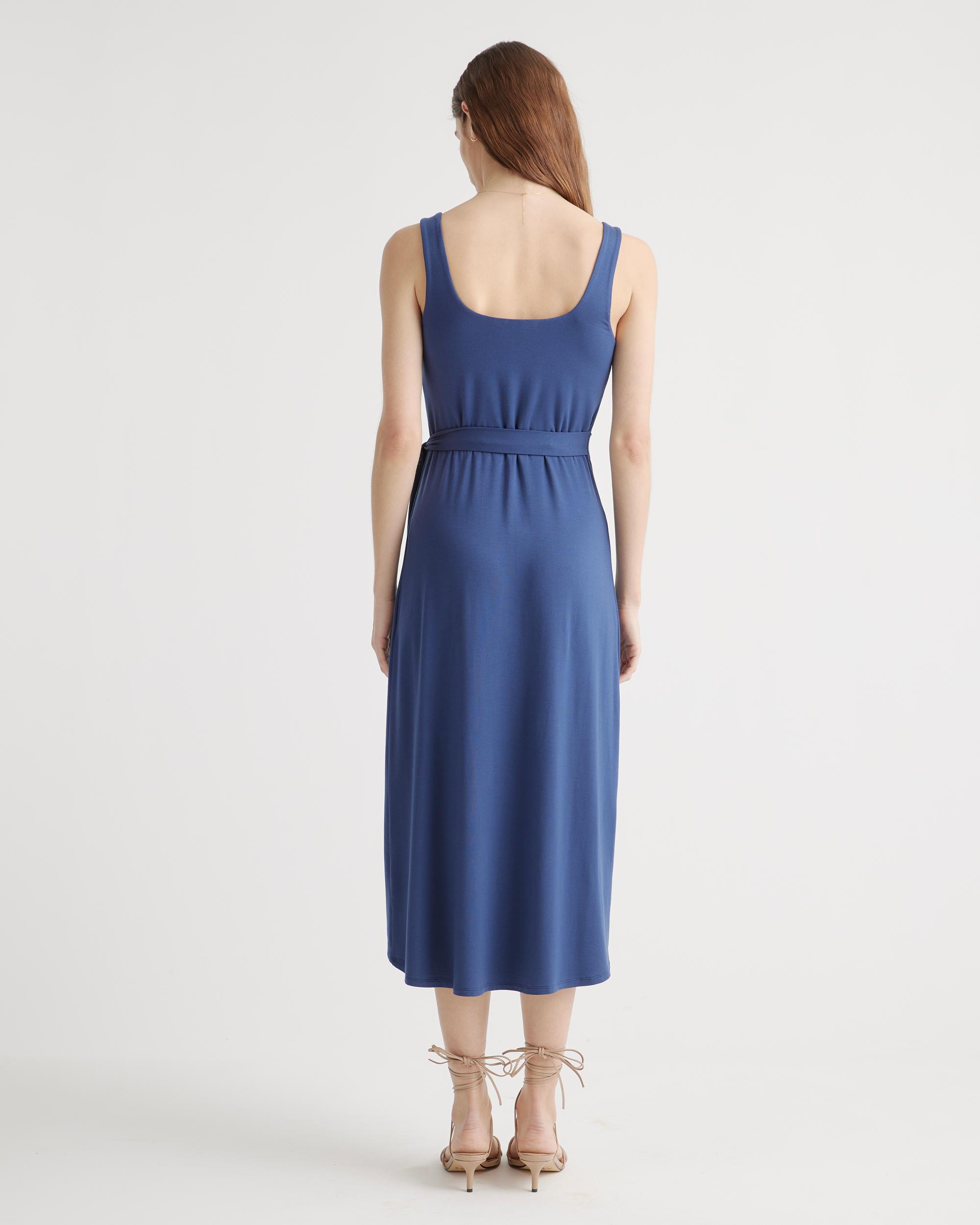 Quince | Women's Tencel Jersey Side Tie Midi Dress Product Image