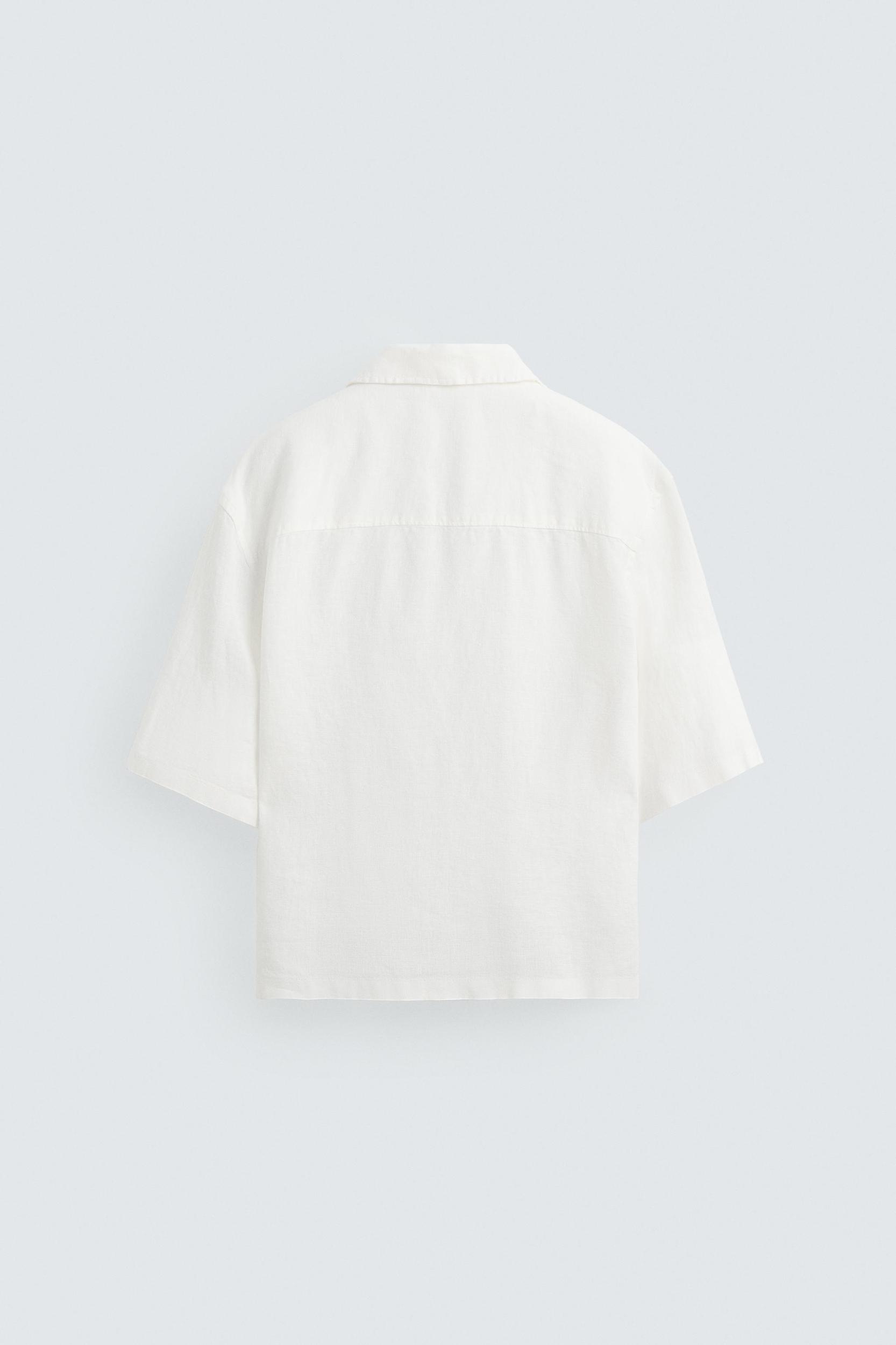 100% LINEN KIMONO SHIRT Product Image