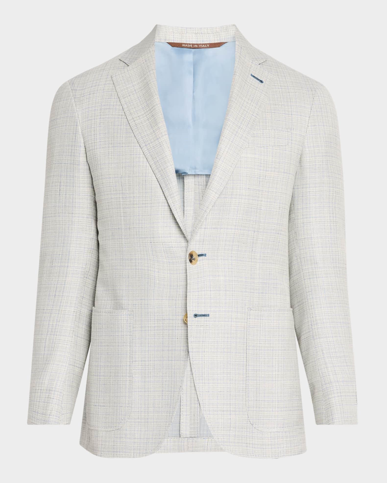 Men's Wool-Blend Tic Suit Product Image