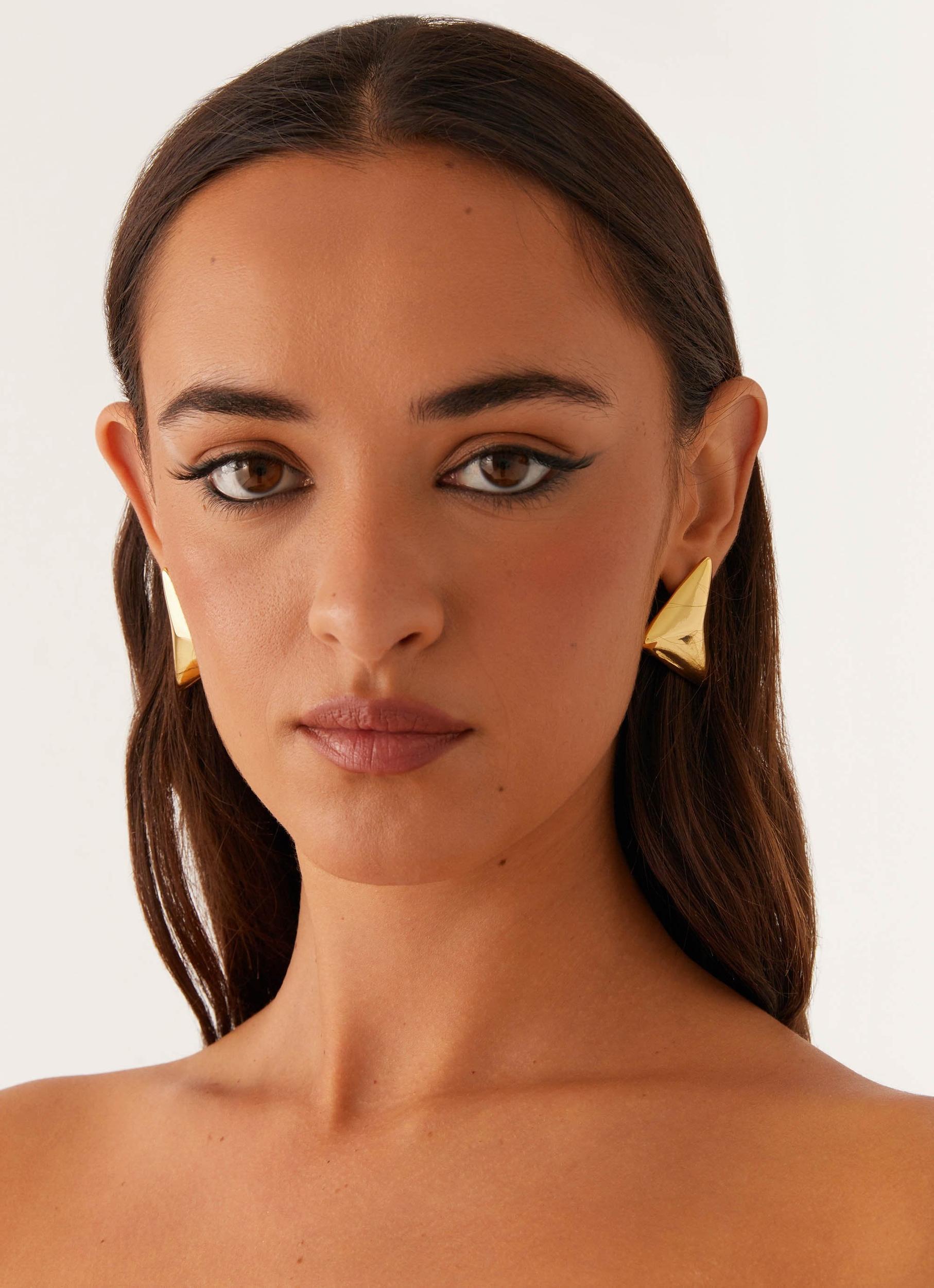 Carilynn Earrings - Gold Product Image