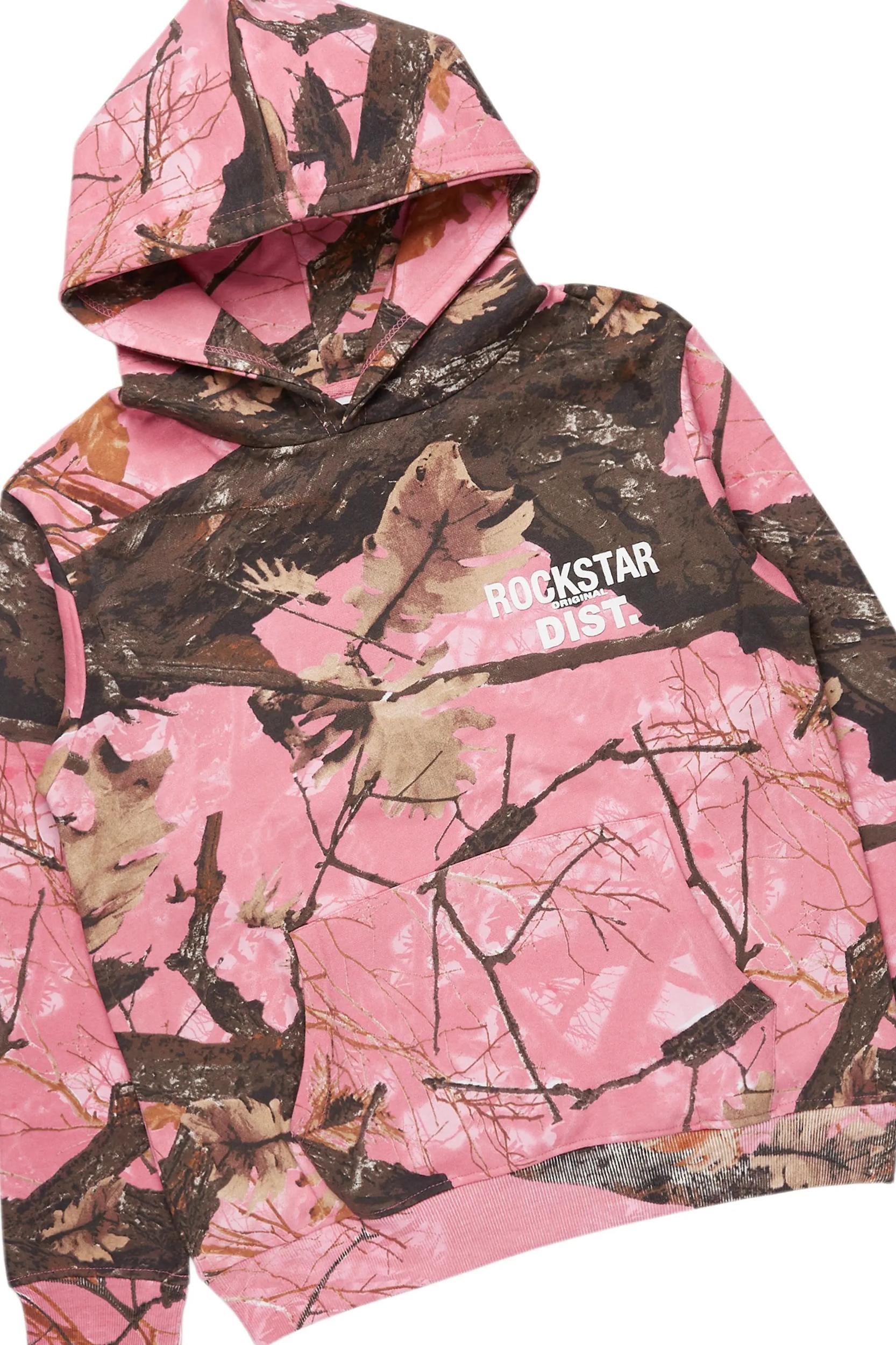 Tabby Pink Graphic Stacked Flare Track Set Male Product Image