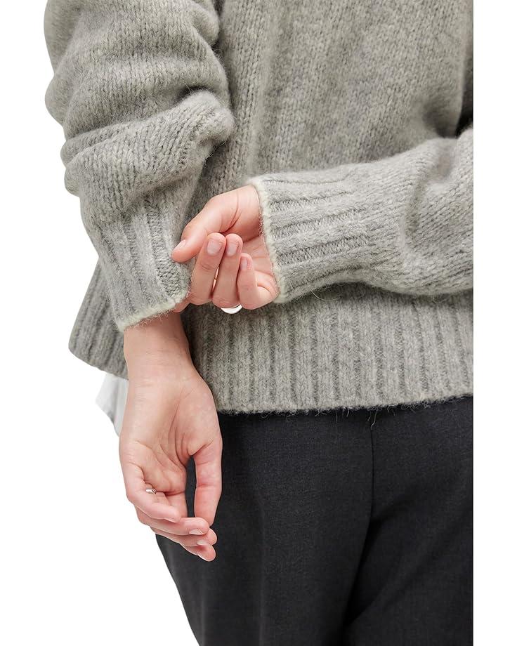 Women's Madewell Fluffy Wool Balham Hi-Low Turtle Product Image