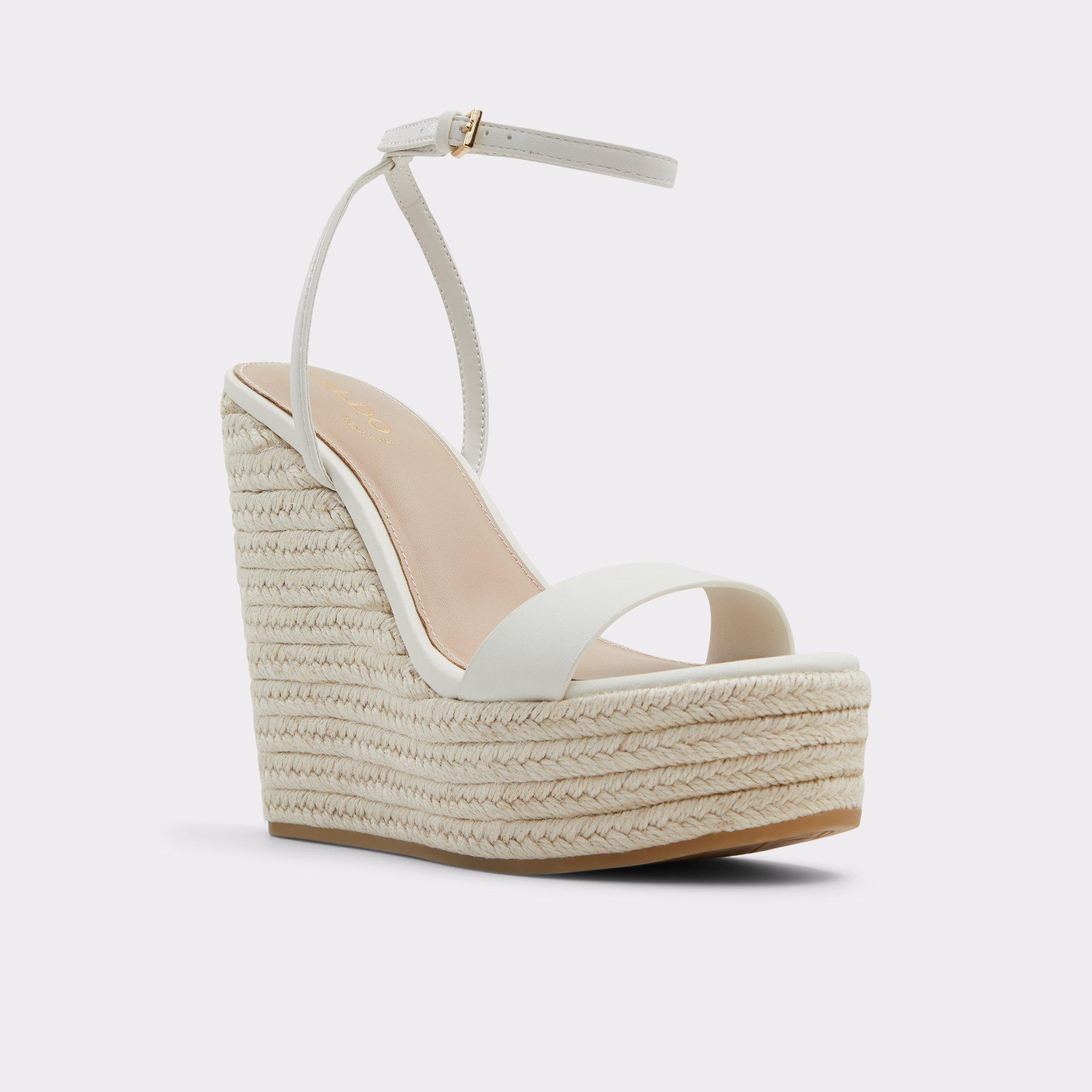 Marysol White/Bone Women's Wedges | ALDO US Product Image