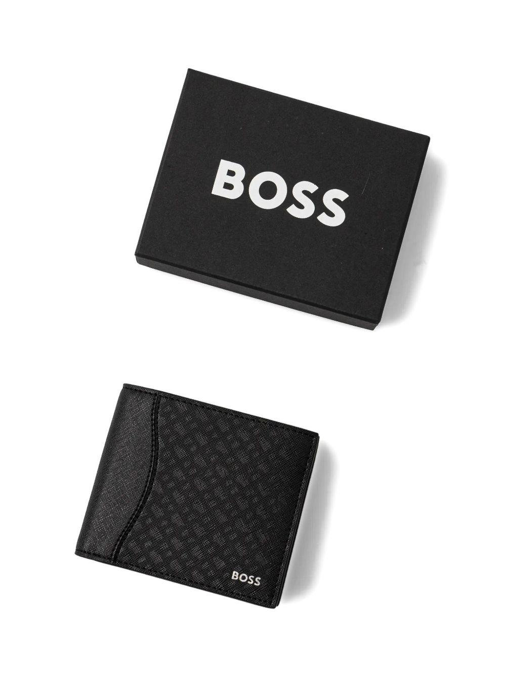 textured bi-fold wallet Product Image