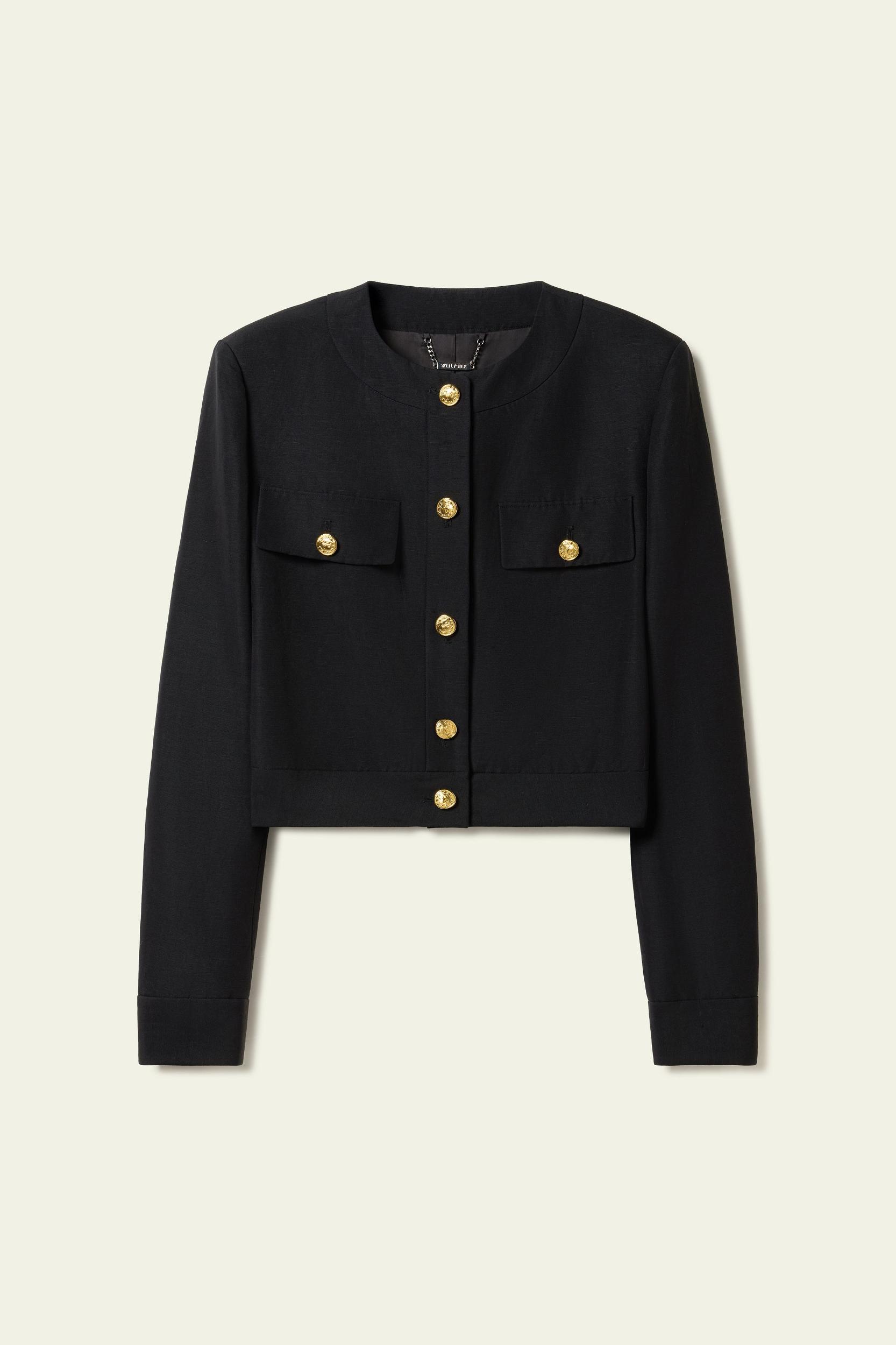 Mara Jacket in Silk Linen Product Image