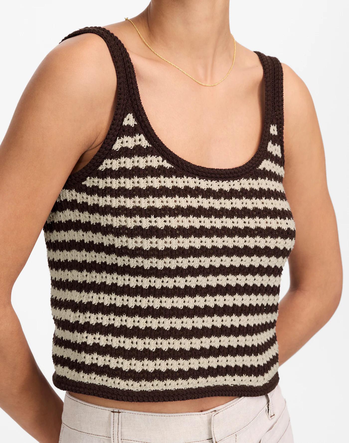 Open-Stitch Sweater Tank Product Image