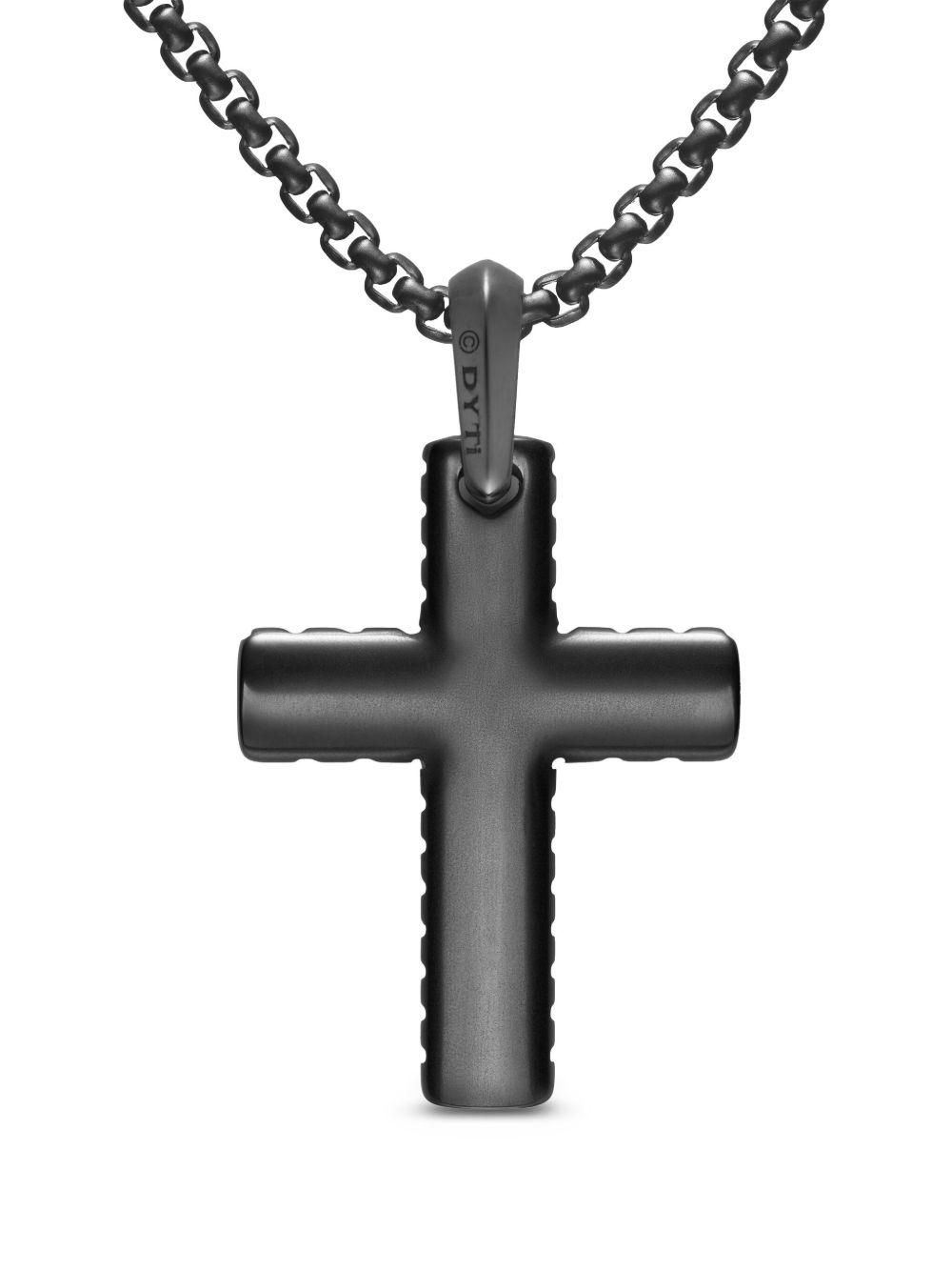 Chevron Cross Pendant necklace  Product Image