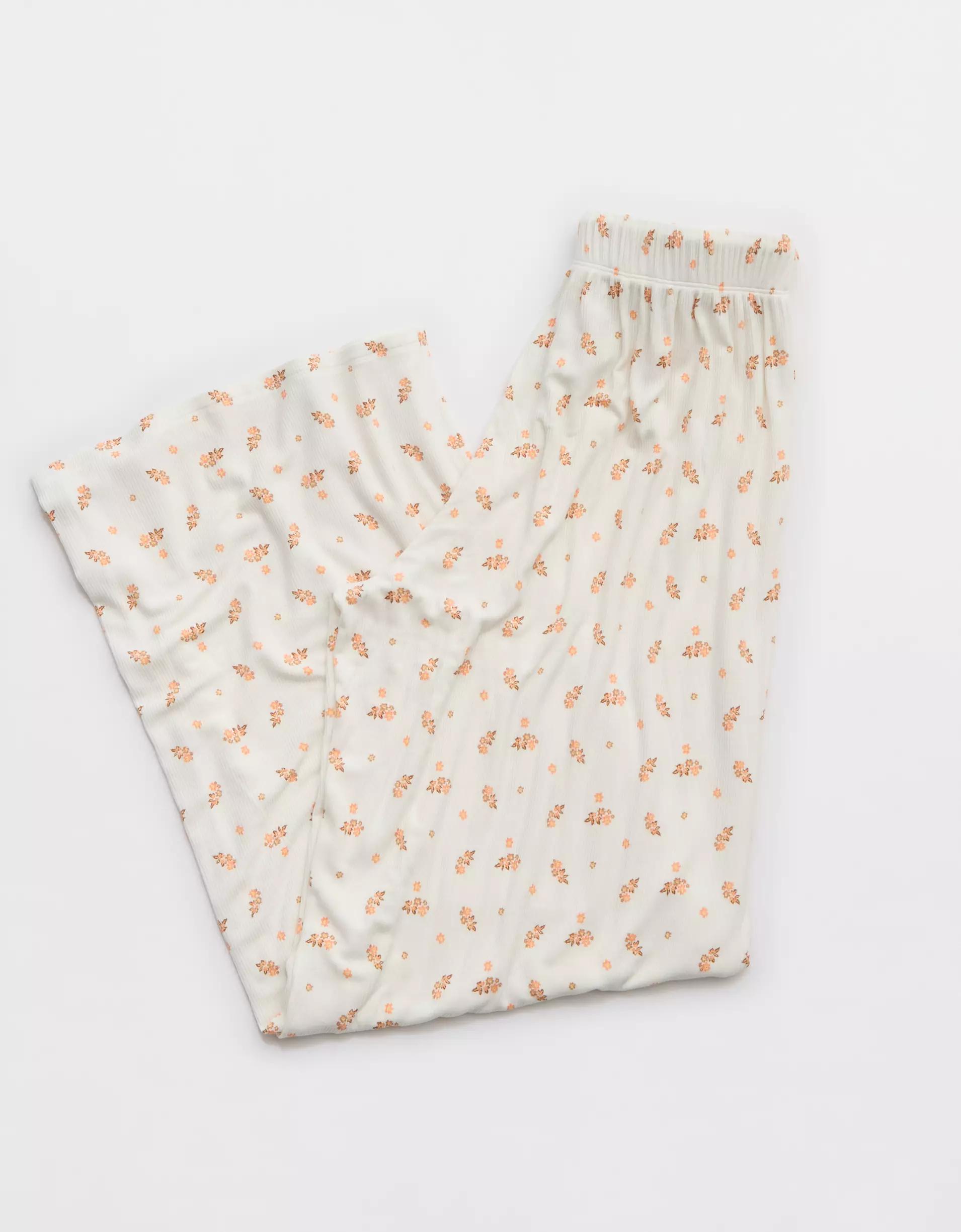 Aerie Real Soft® Rib Trouser PJ Product Image