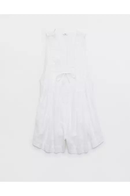 Aerie Pintuck Romper Coverup Women's Product Image