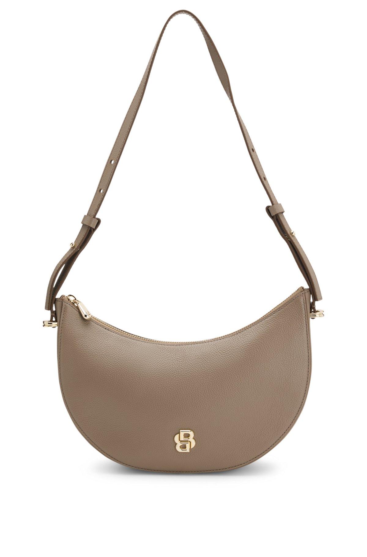 Leather crossbody bag with Double B monogram Product Image