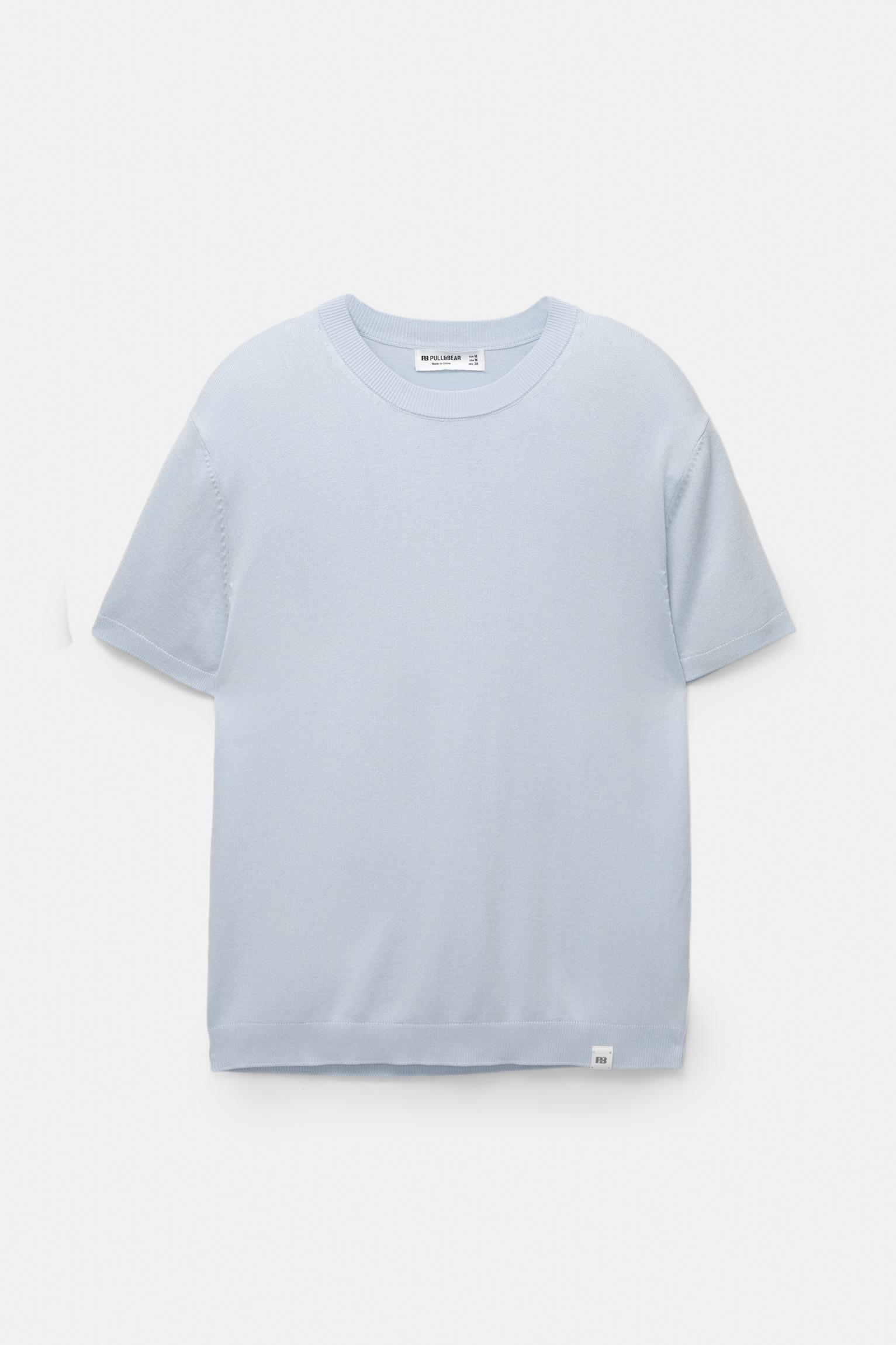 Short sleeve knit T-shirt Product Image