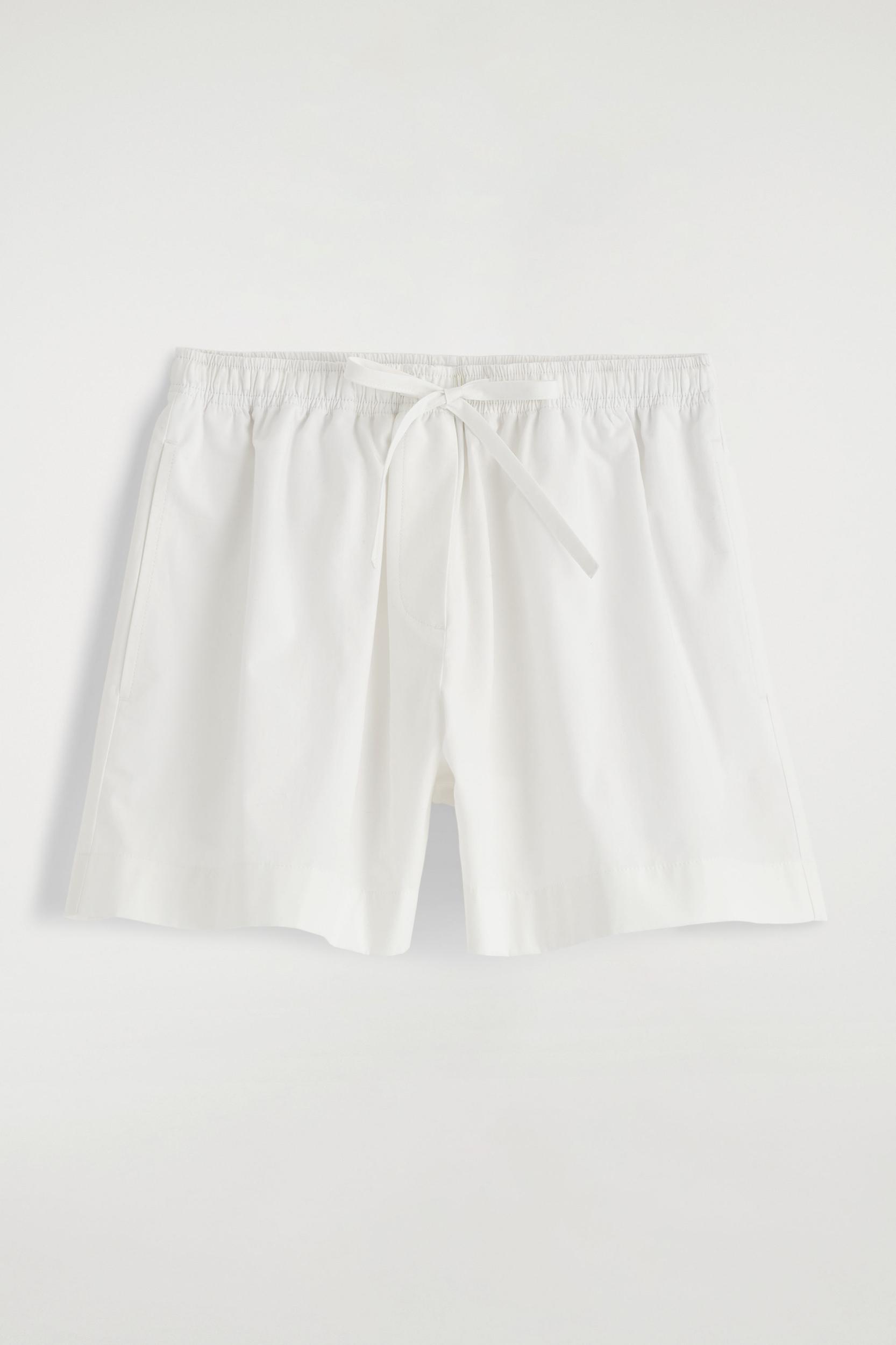 DRAWSTRING COTTON SHORTS Product Image