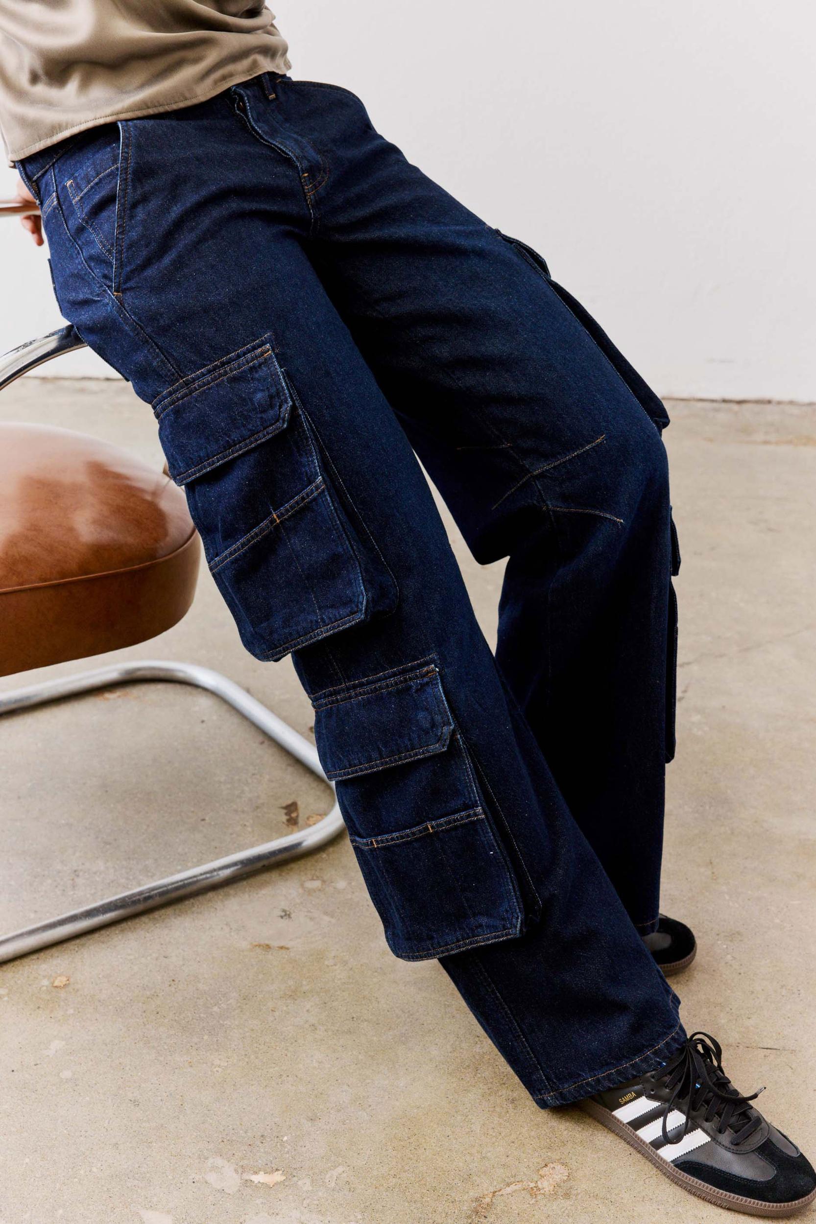The Petite Off Duty Cargo Jeans Product Image