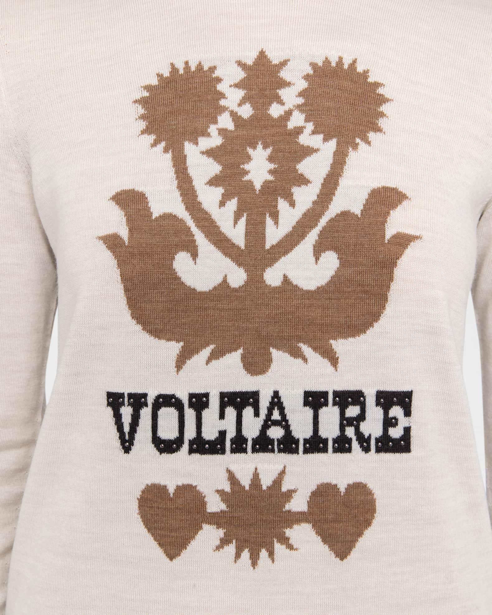 Teissa Intarsia-Knit Merino Wool Sweater Product Image