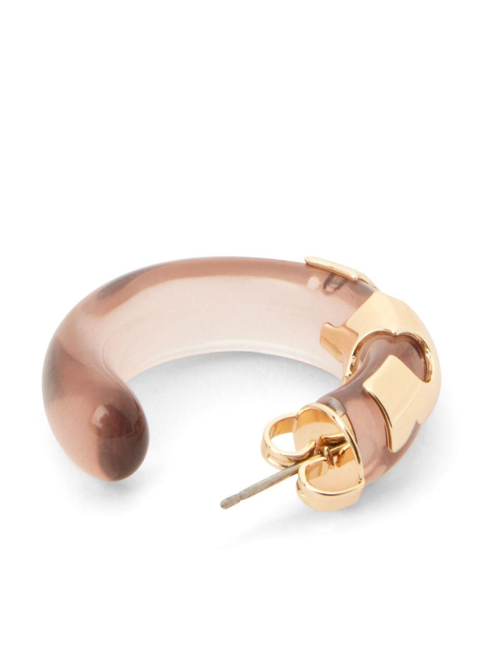 resin hoop earrings Product Image