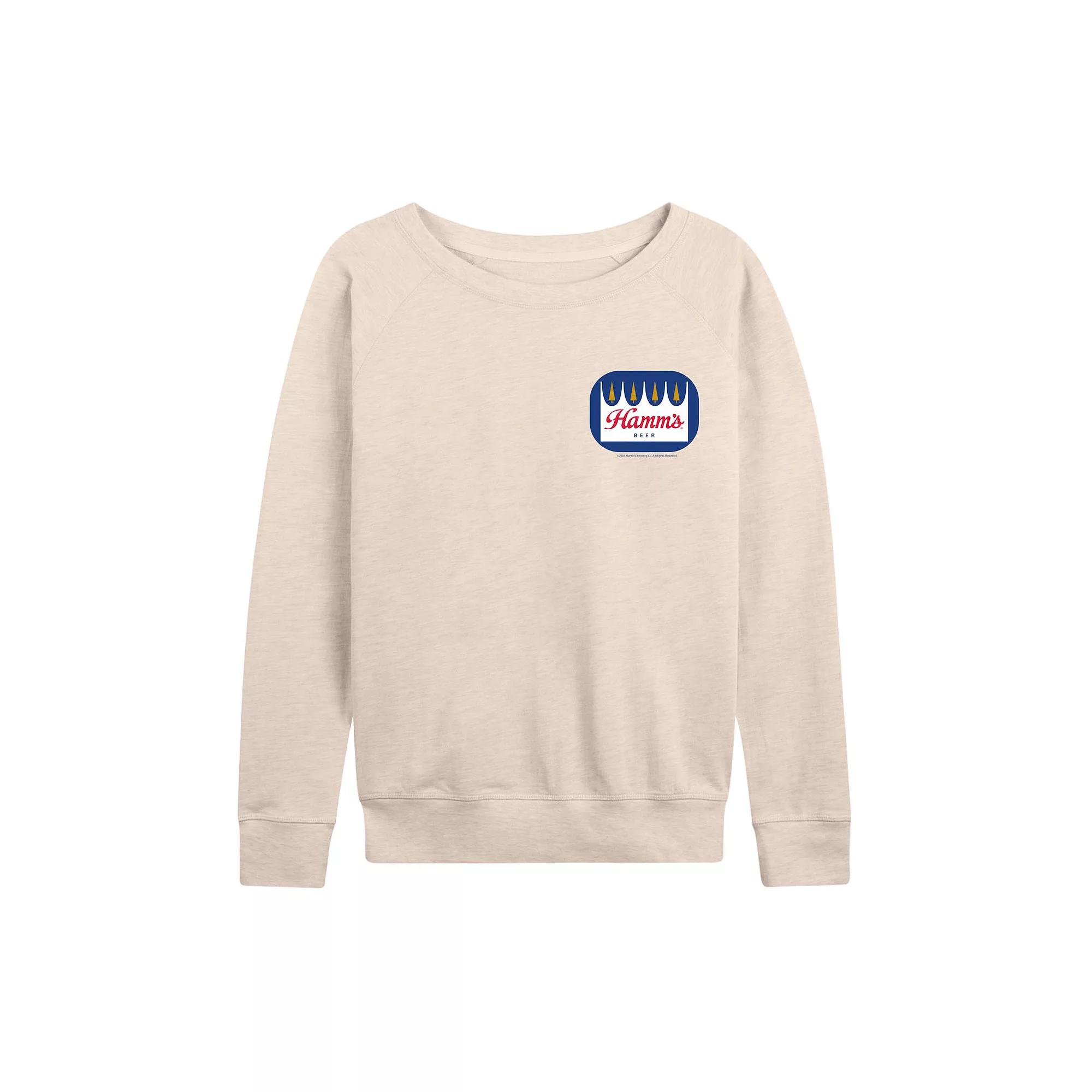 Women's Hamm's Rounded Logo Hit French Terry Long Sleeve Tee,  Product Image