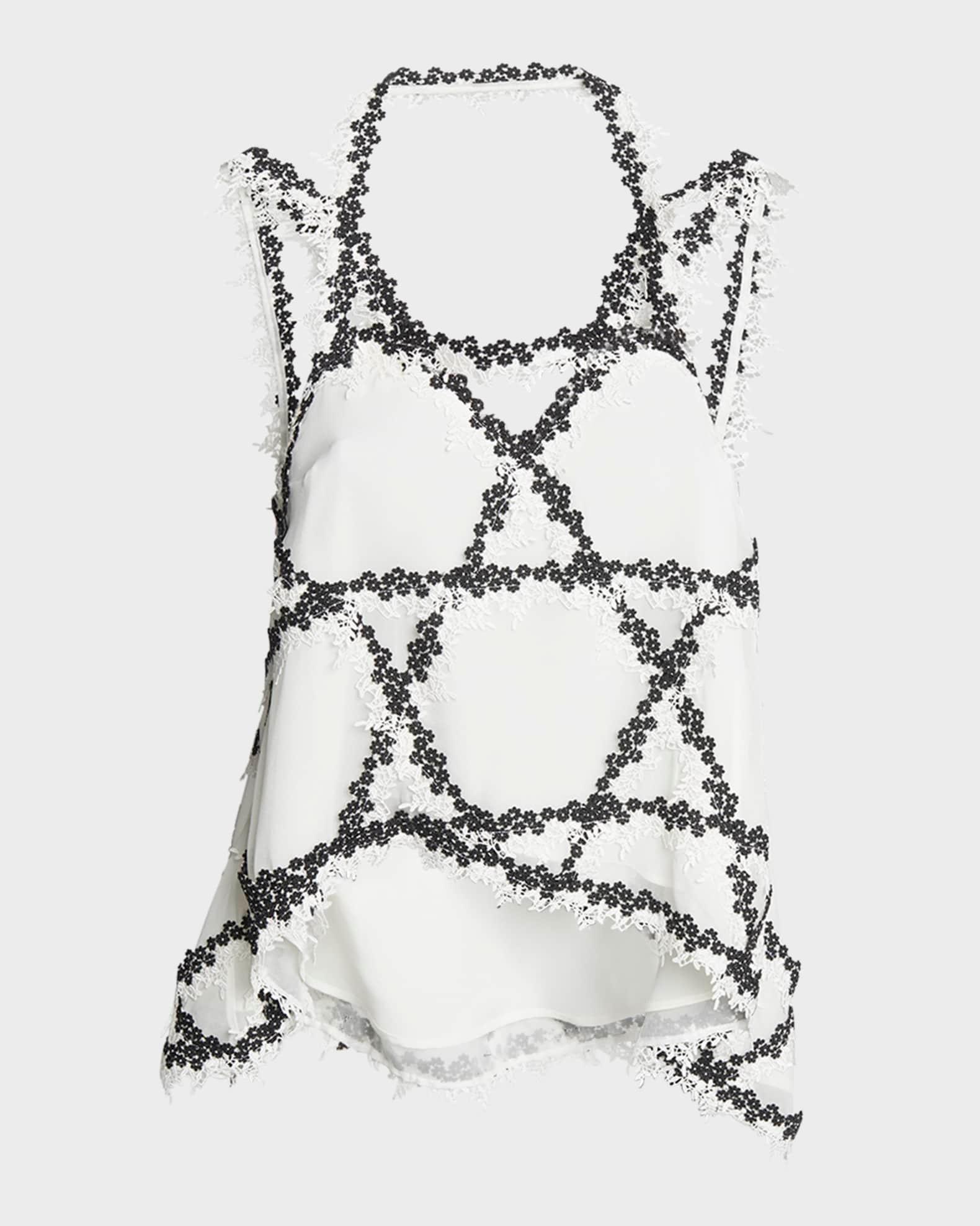 Strappy Lace Halter Top Product Image