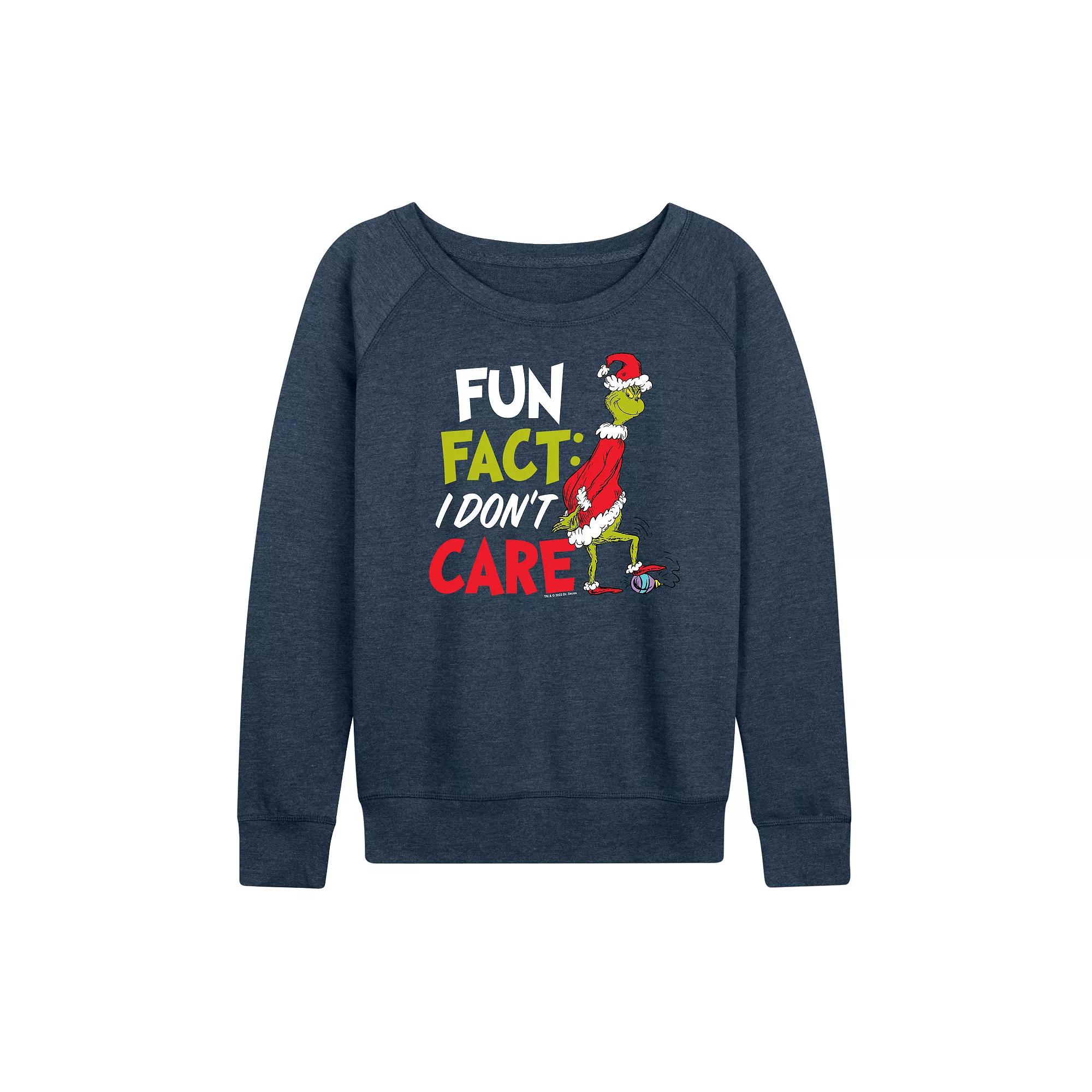 Women's Thankful Leaf Heart French Terry Long Sleeve Tee,  Product Image