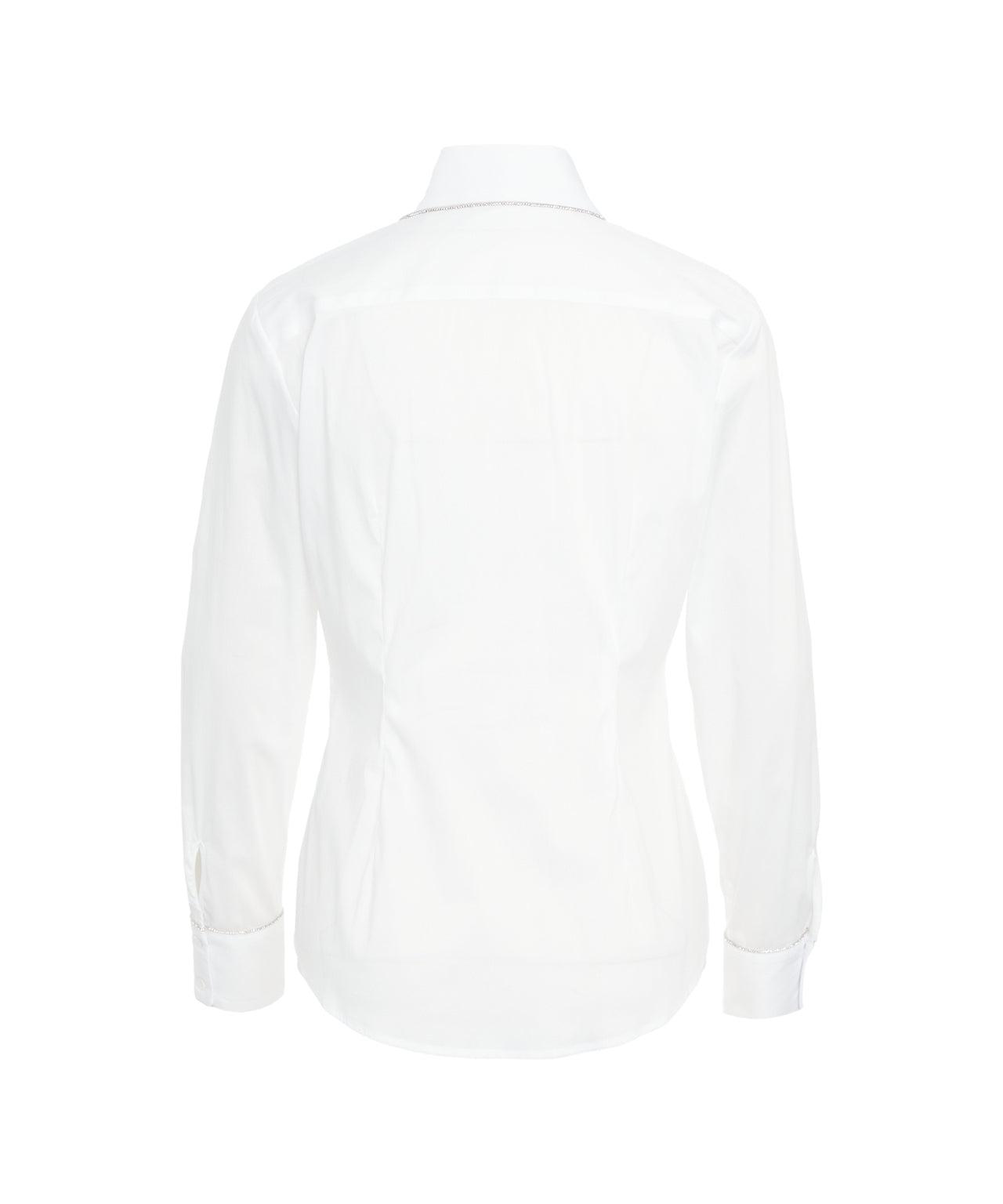 Blouse with rhinestone applique Product Image