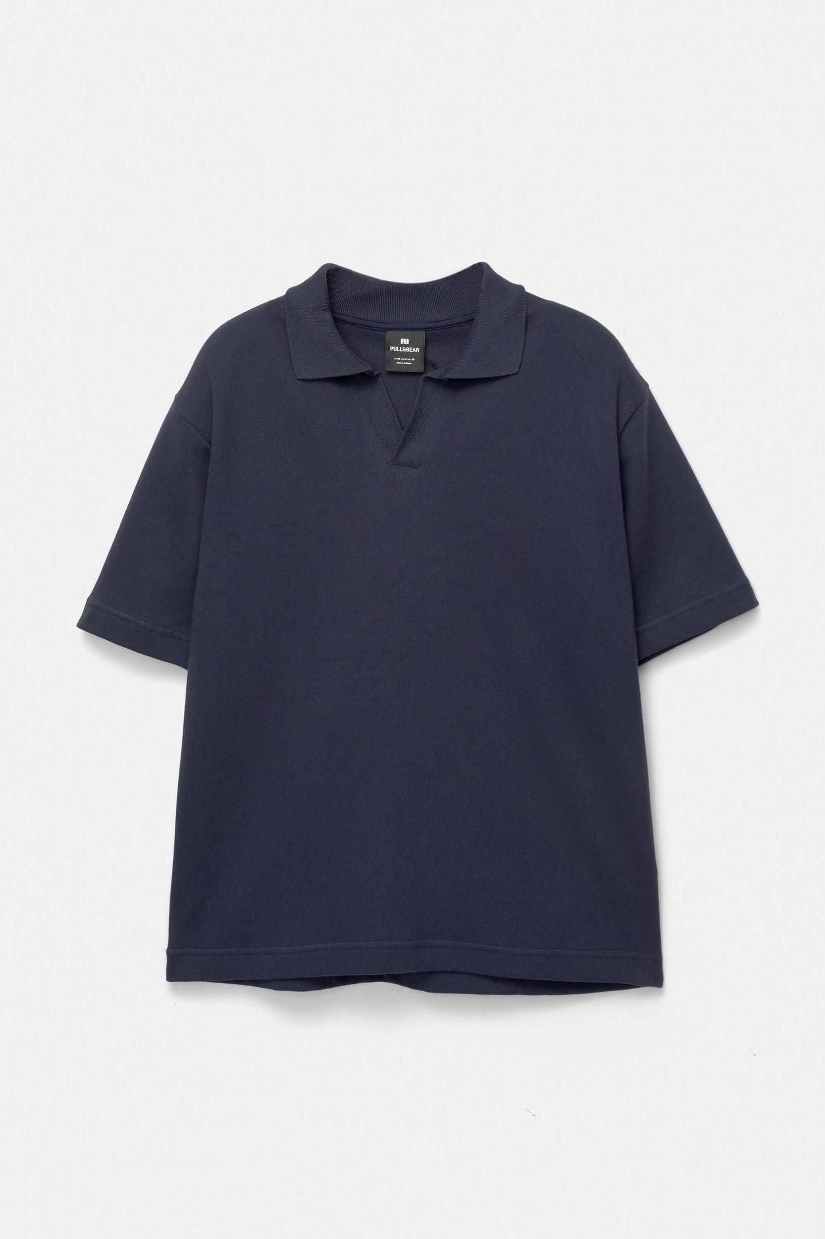 Short sleeve interlock polo shirt Product Image