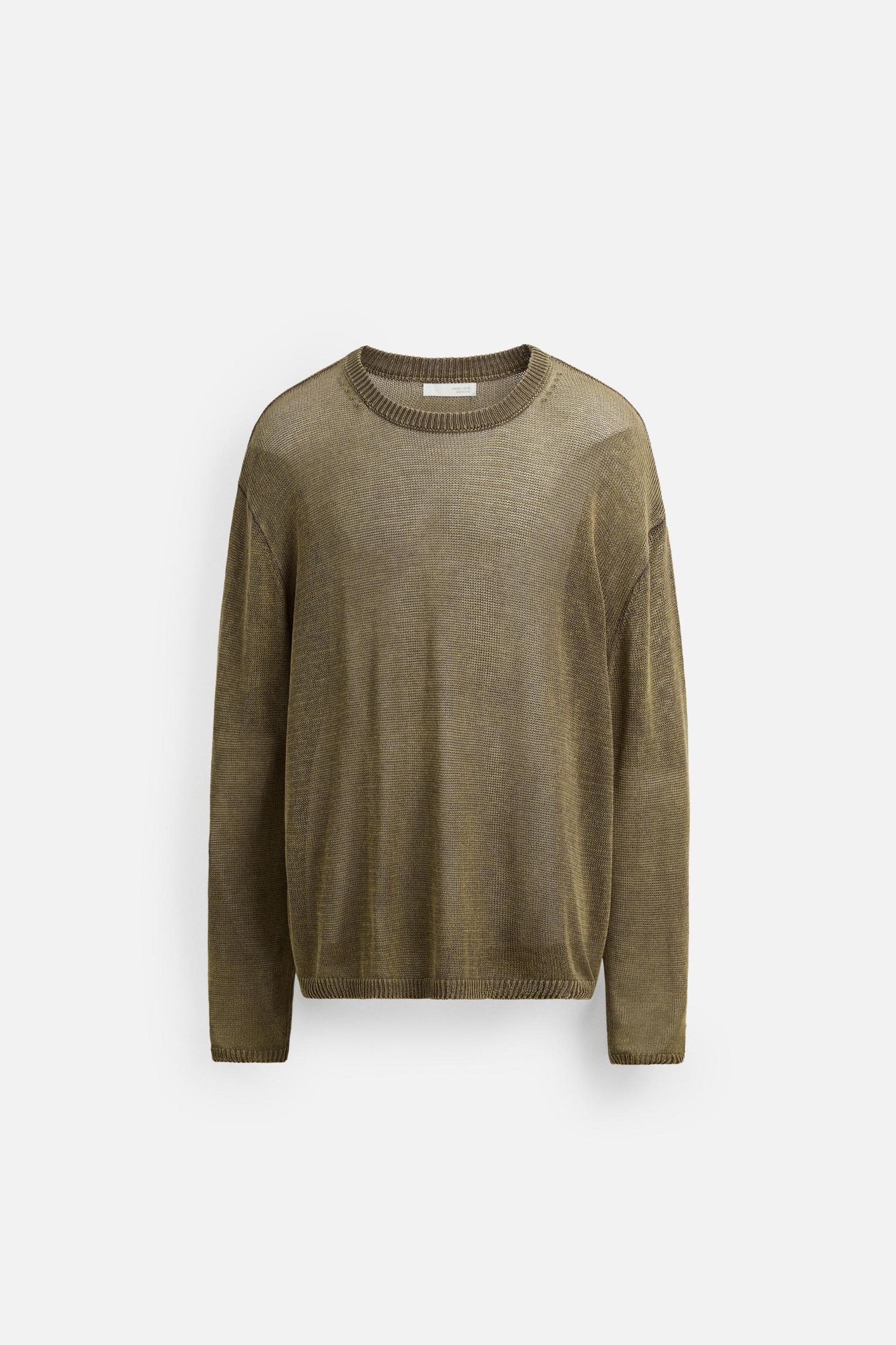 SEMI-SHEER RELAXED FIT SWEATER Product Image