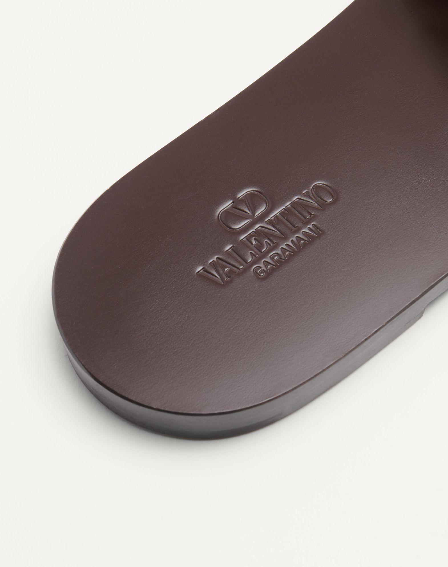 Viva Superstar Slide Sandal In Canvas Fabric And Nappa Leather Product Image