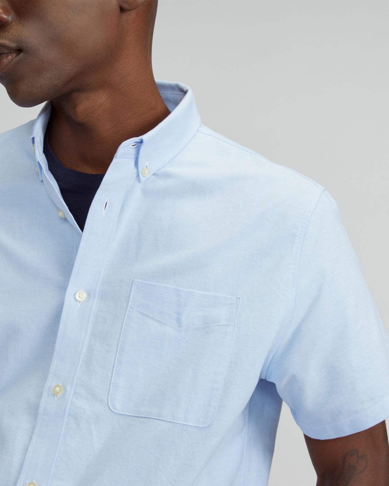 Mens Organic Short Sleeve Oxford Shirt by Everlane Product Image
